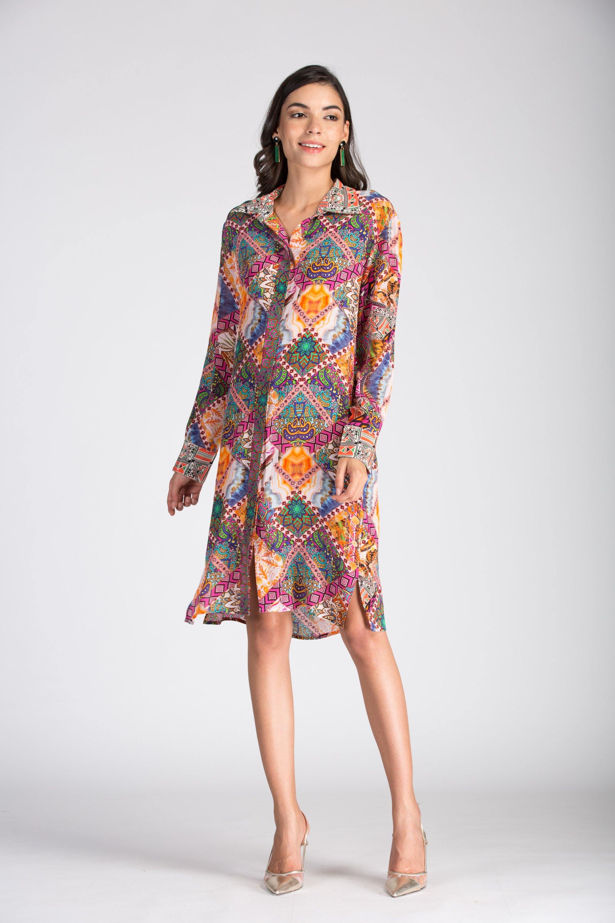 TUNISIA - SHIRT DRESS - TheSwankStore