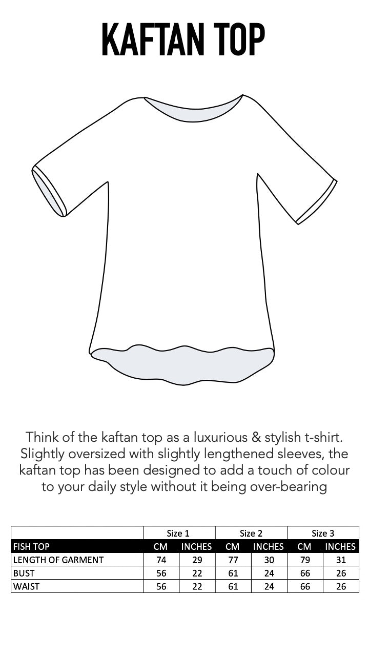 DAMASCUS - KAFTAN TOP (Shorter Style) - TheSwankStore