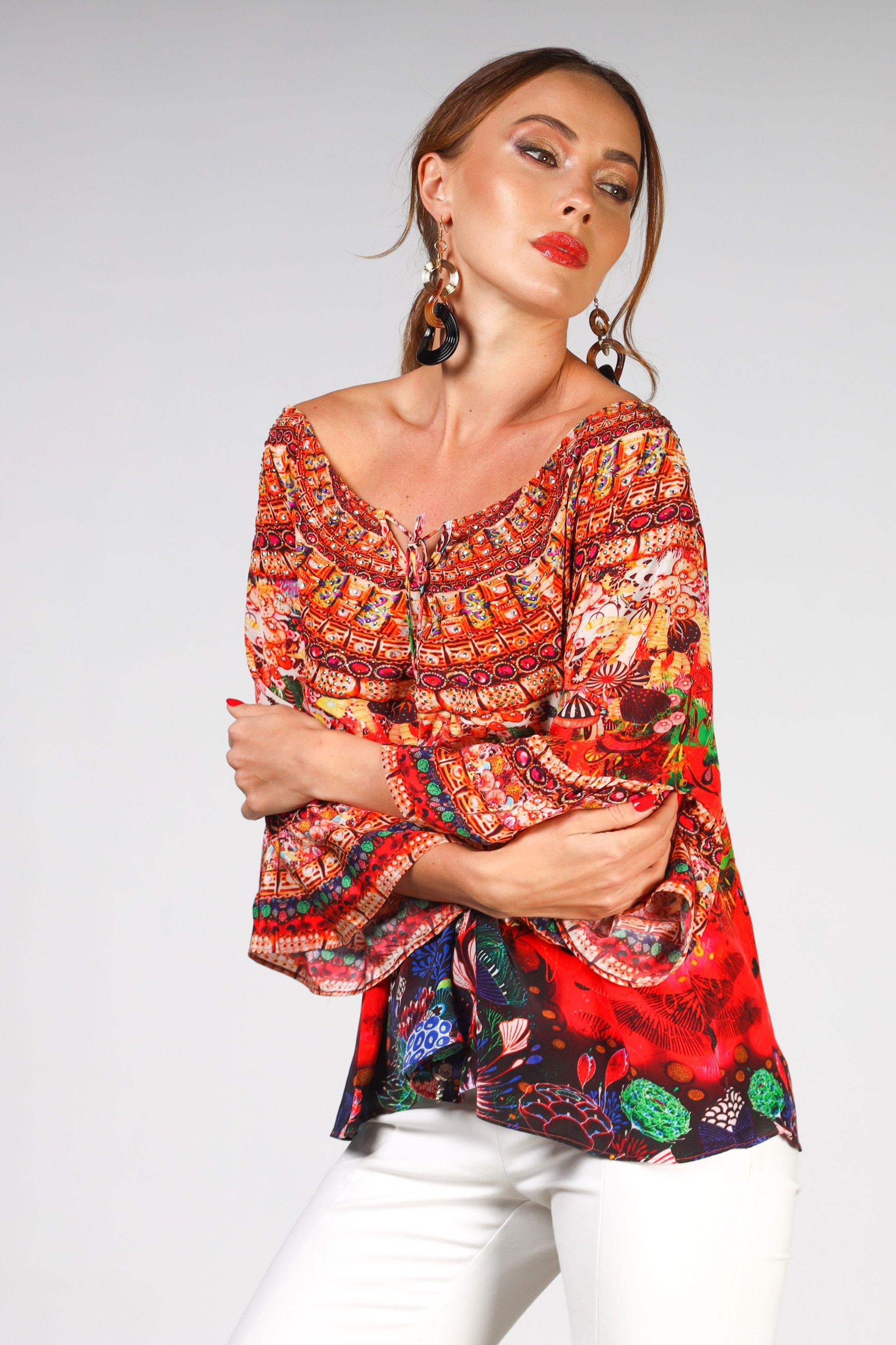 CORRALLE - GYPSY TUNIC - TheSwankStore