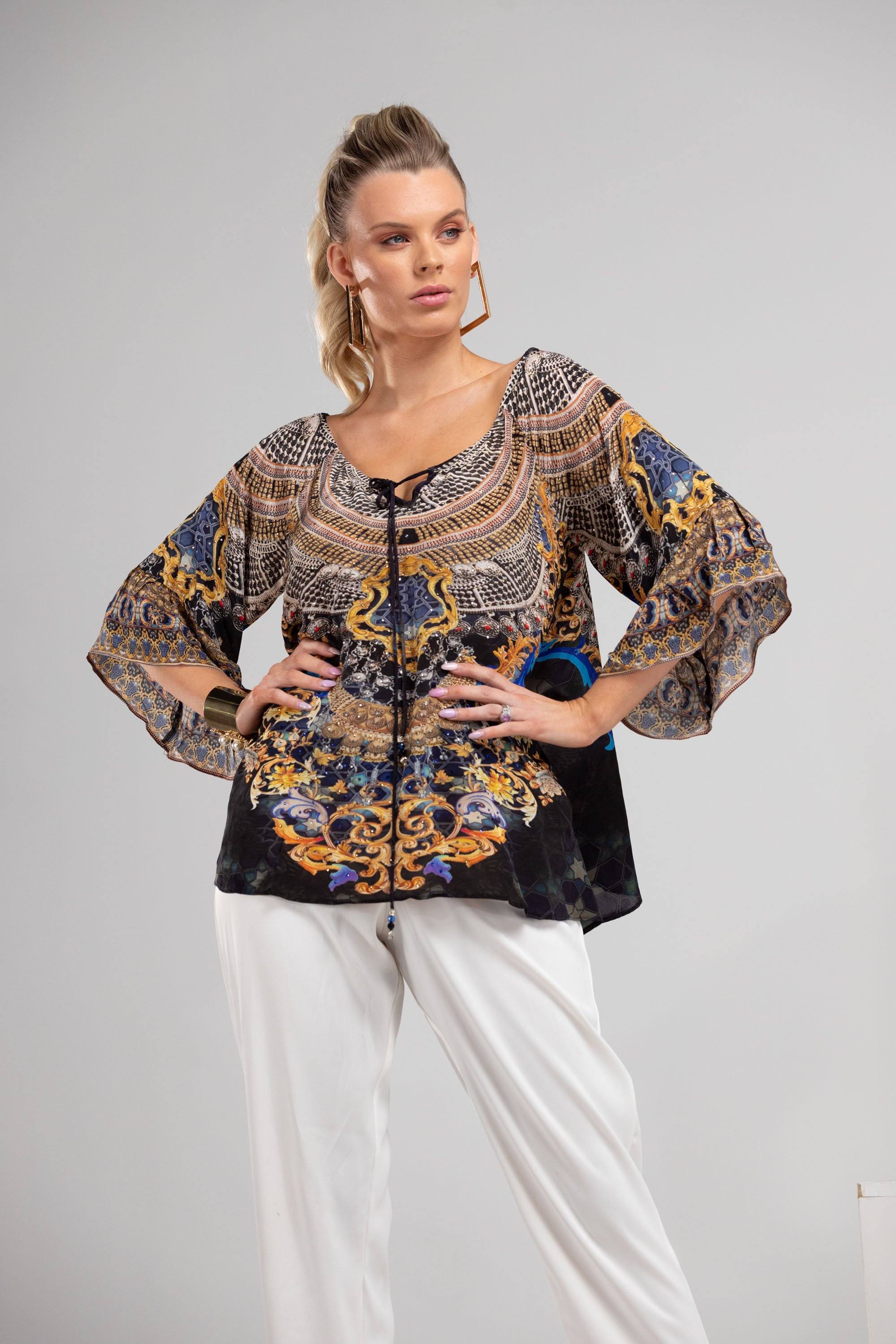 MIDNIGHT IN PARIS - GYPSY TUNIC - TheSwankStore