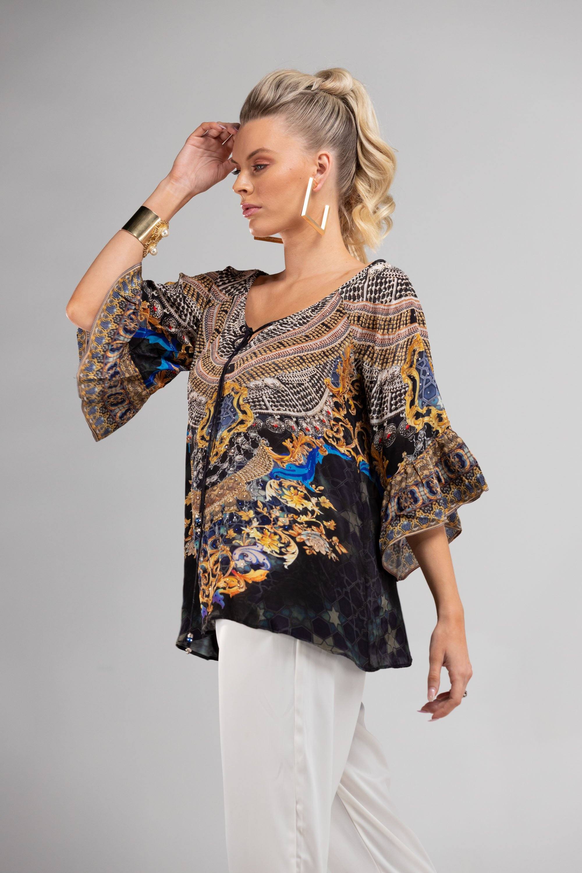 MIDNIGHT IN PARIS - GYPSY TUNIC - TheSwankStore