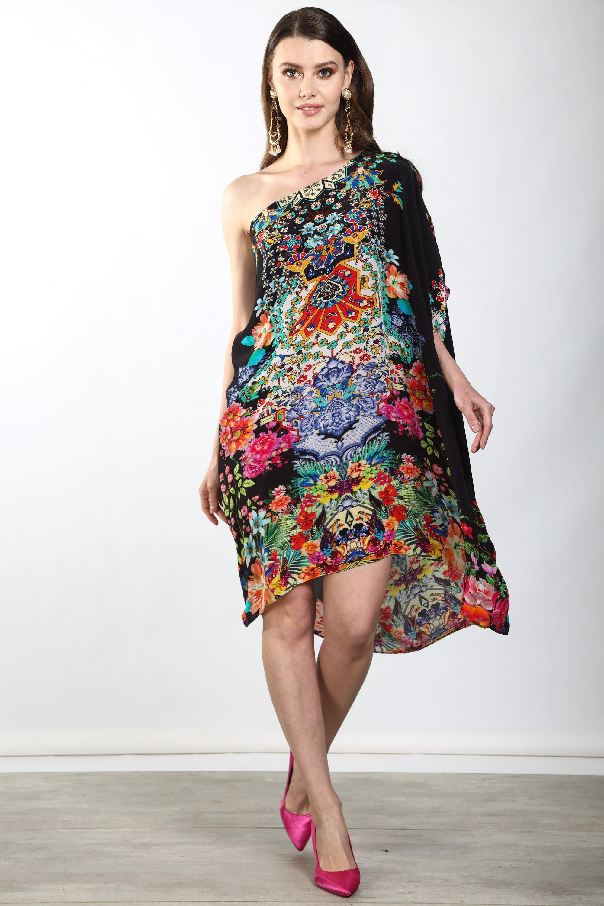 EDEN - SHORT BOX KAFTAN - TheSwankStore