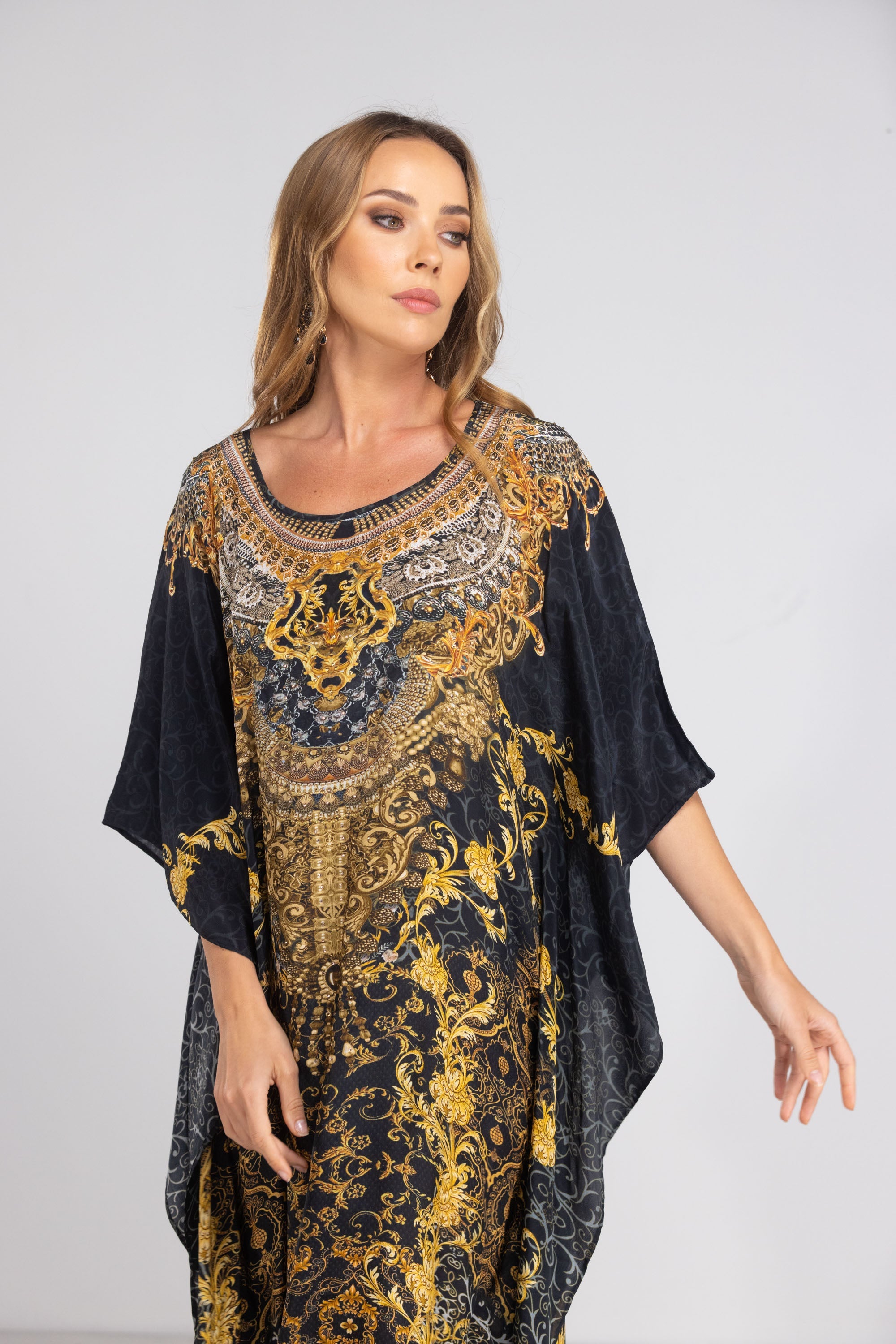 VALLETTA - SHORT KAFTAN - TheSwankStore