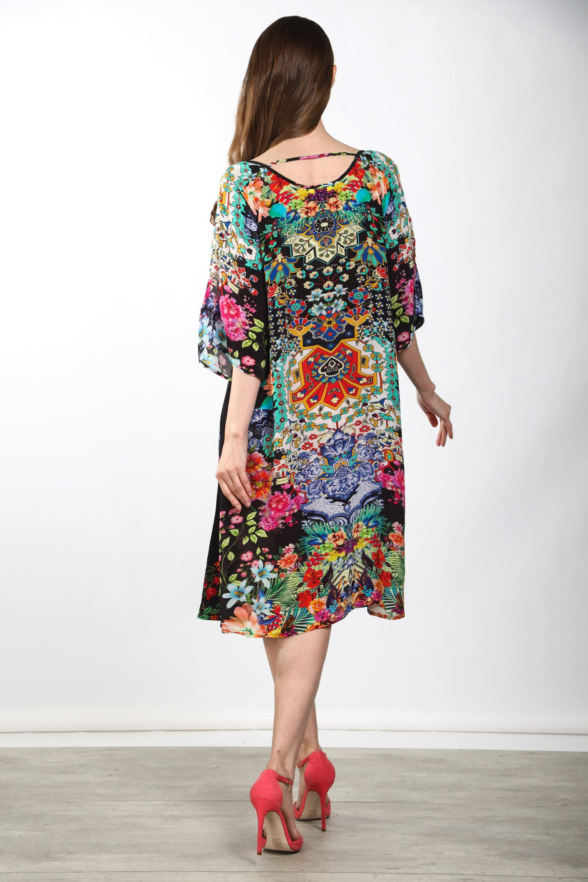 EDEN - SLIT SLEEVE DRESS - TheSwankStore