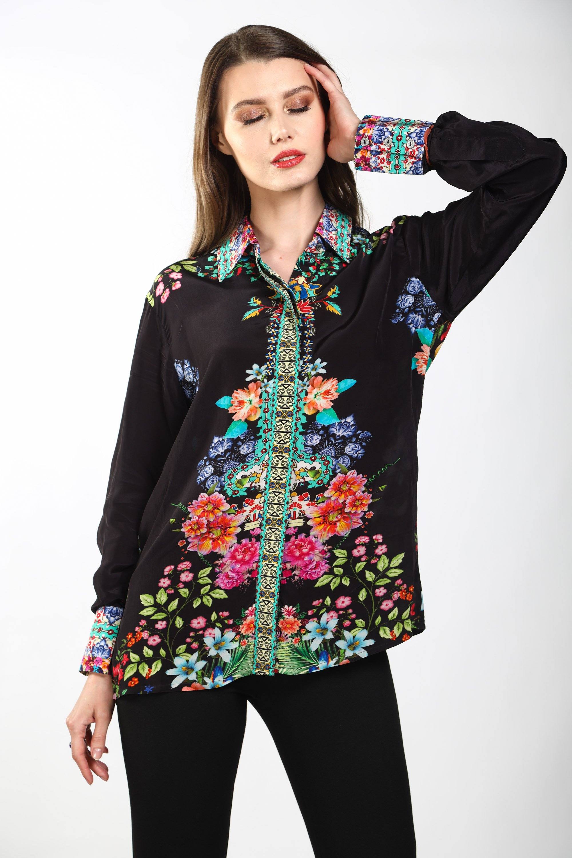 EDEN - SHIRT WITH COLLAR - TheSwankStore