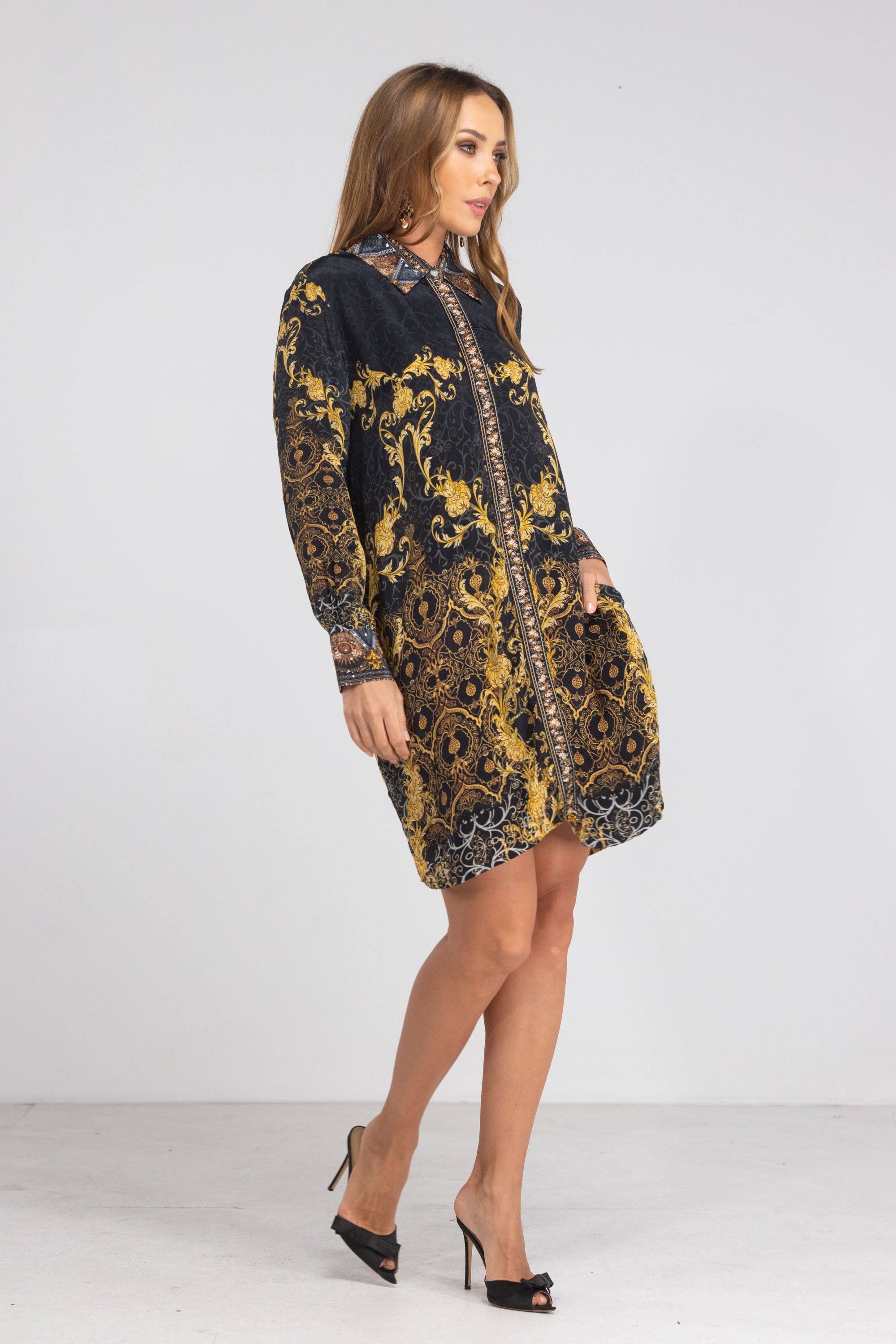 VALLETTA - SHIRT DRESS - TheSwankStore