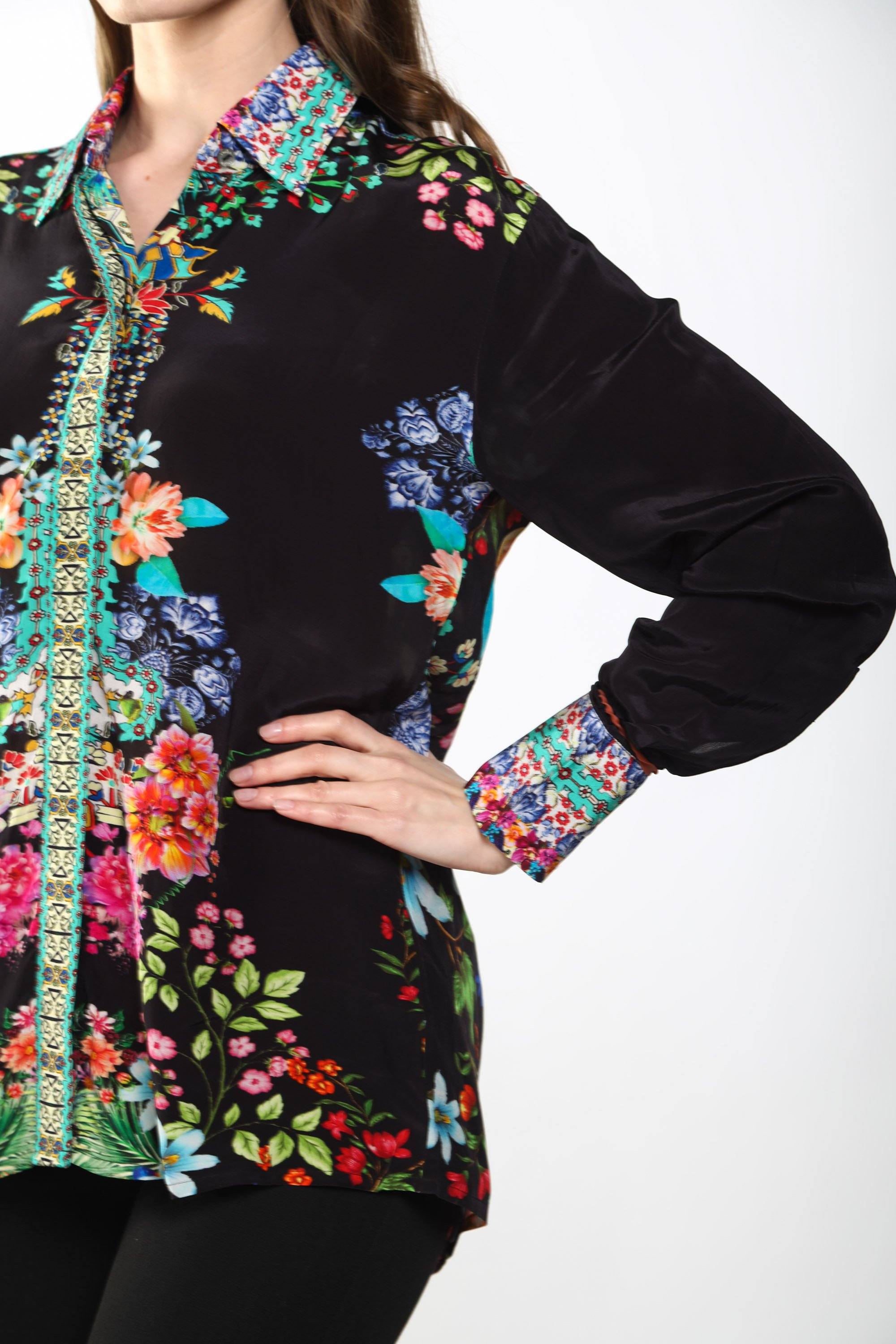 EDEN - SHIRT WITH COLLAR - TheSwankStore