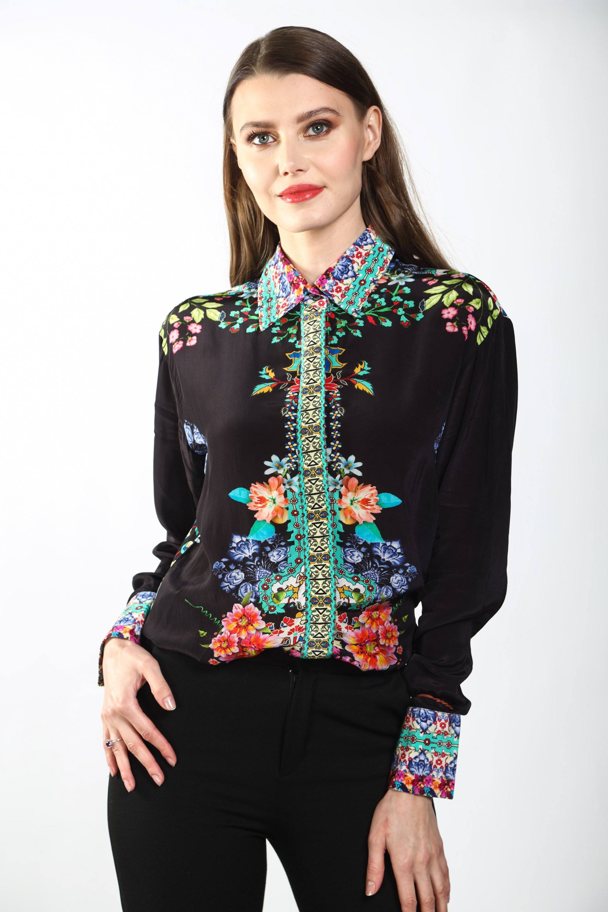 EDEN - SHIRT WITH COLLAR - TheSwankStore