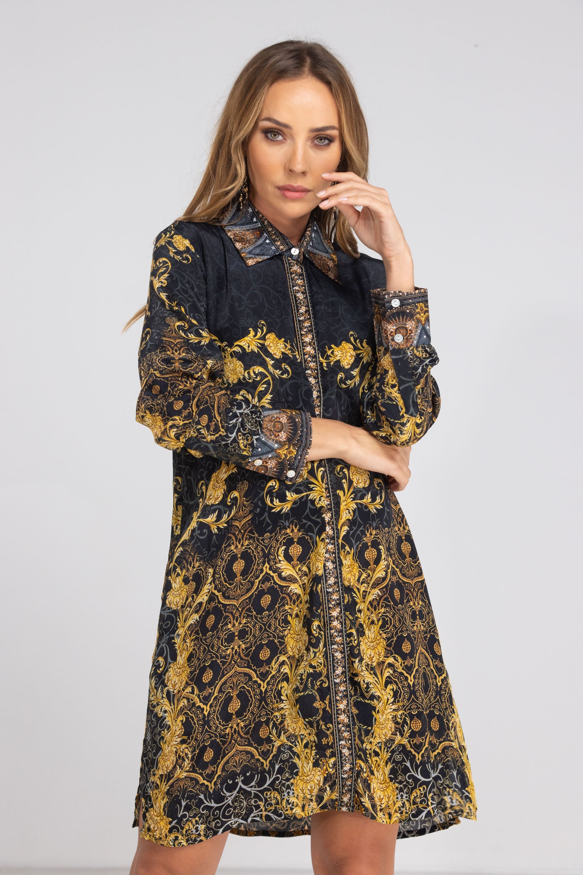 VALLETTA - SHIRT DRESS - TheSwankStore