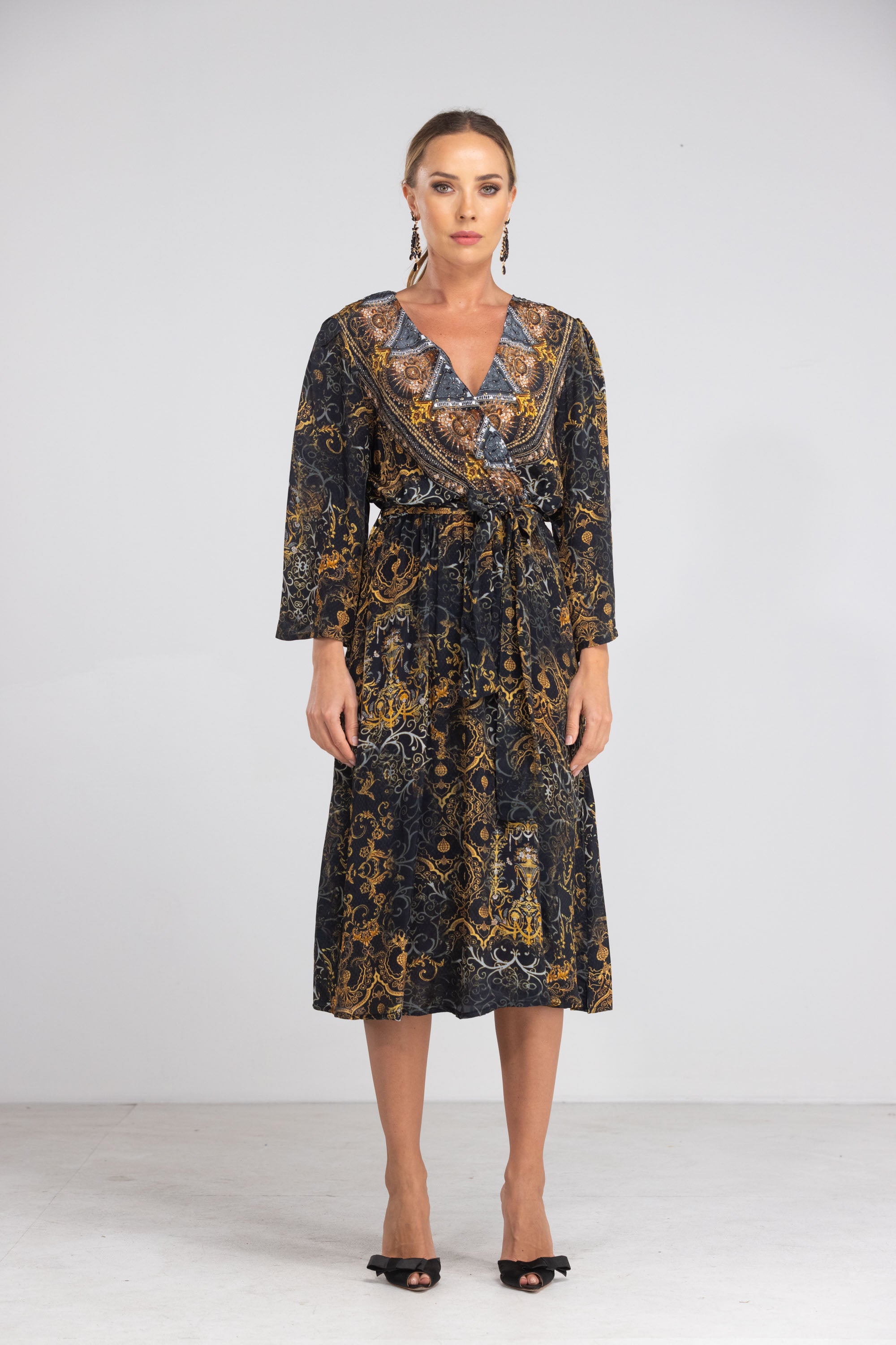 VALLETTA - KIMONO DRESS - TheSwankStore