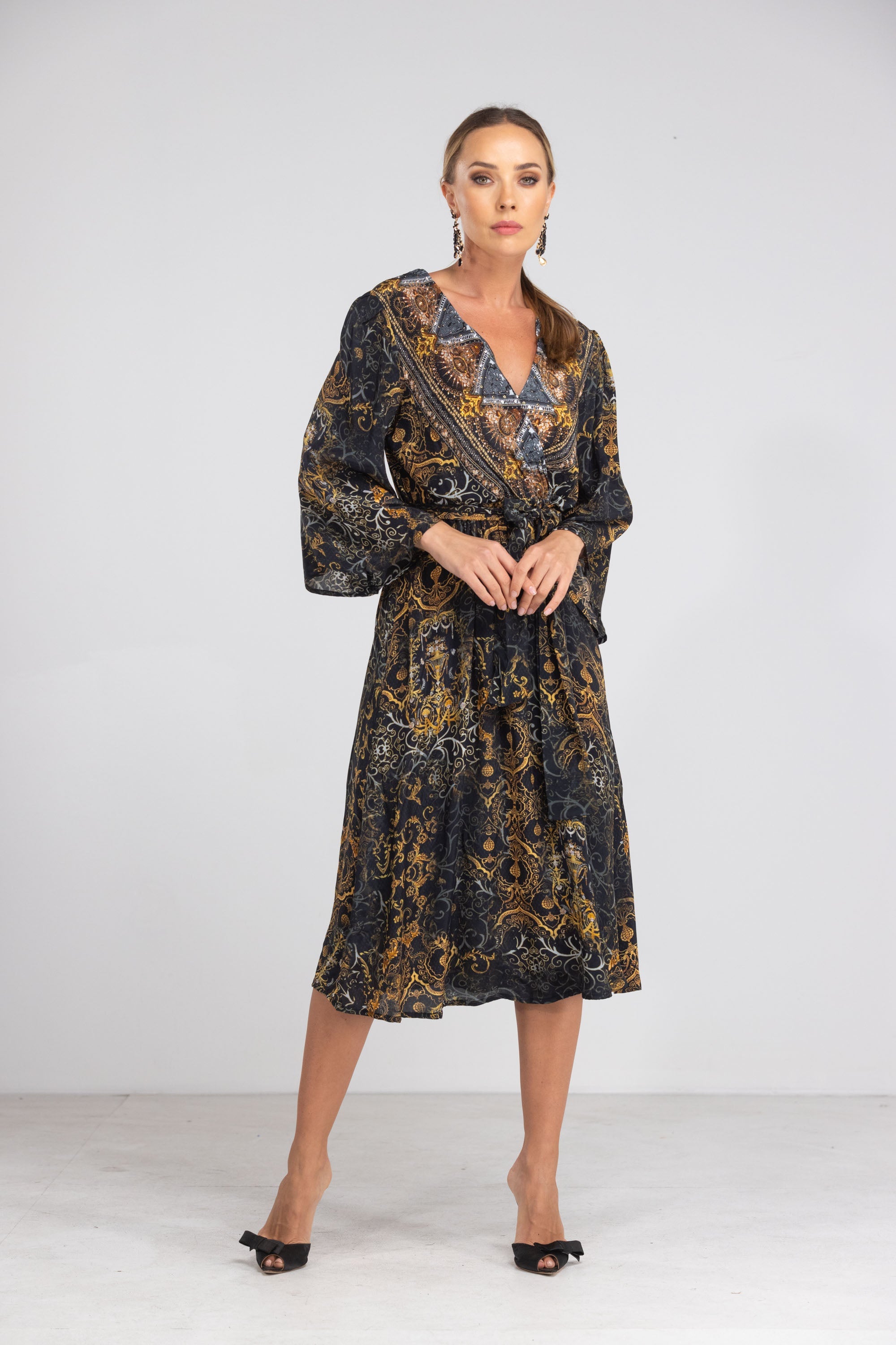 VALLETTA - KIMONO DRESS - TheSwankStore