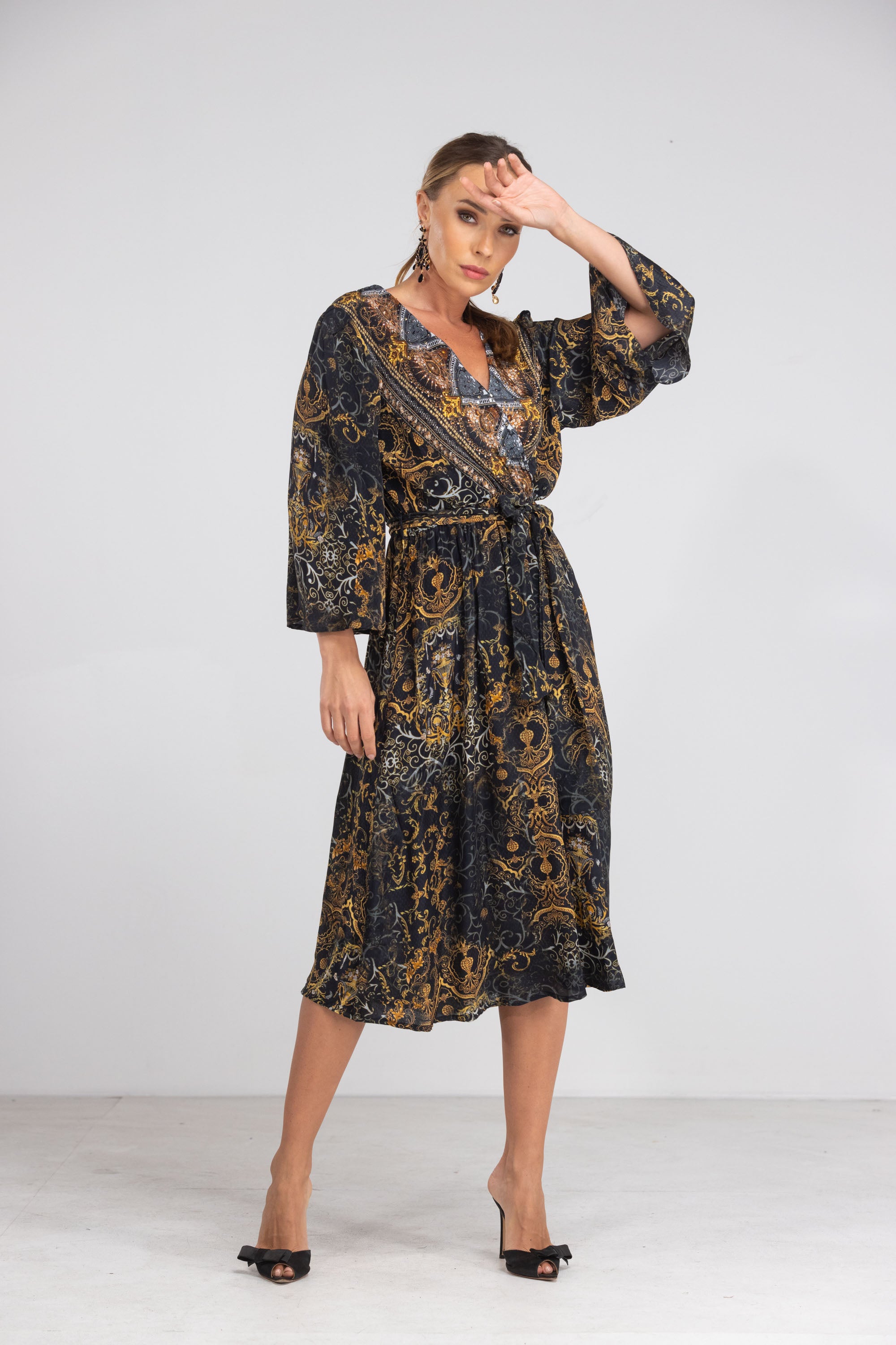 VALLETTA - KIMONO DRESS - TheSwankStore