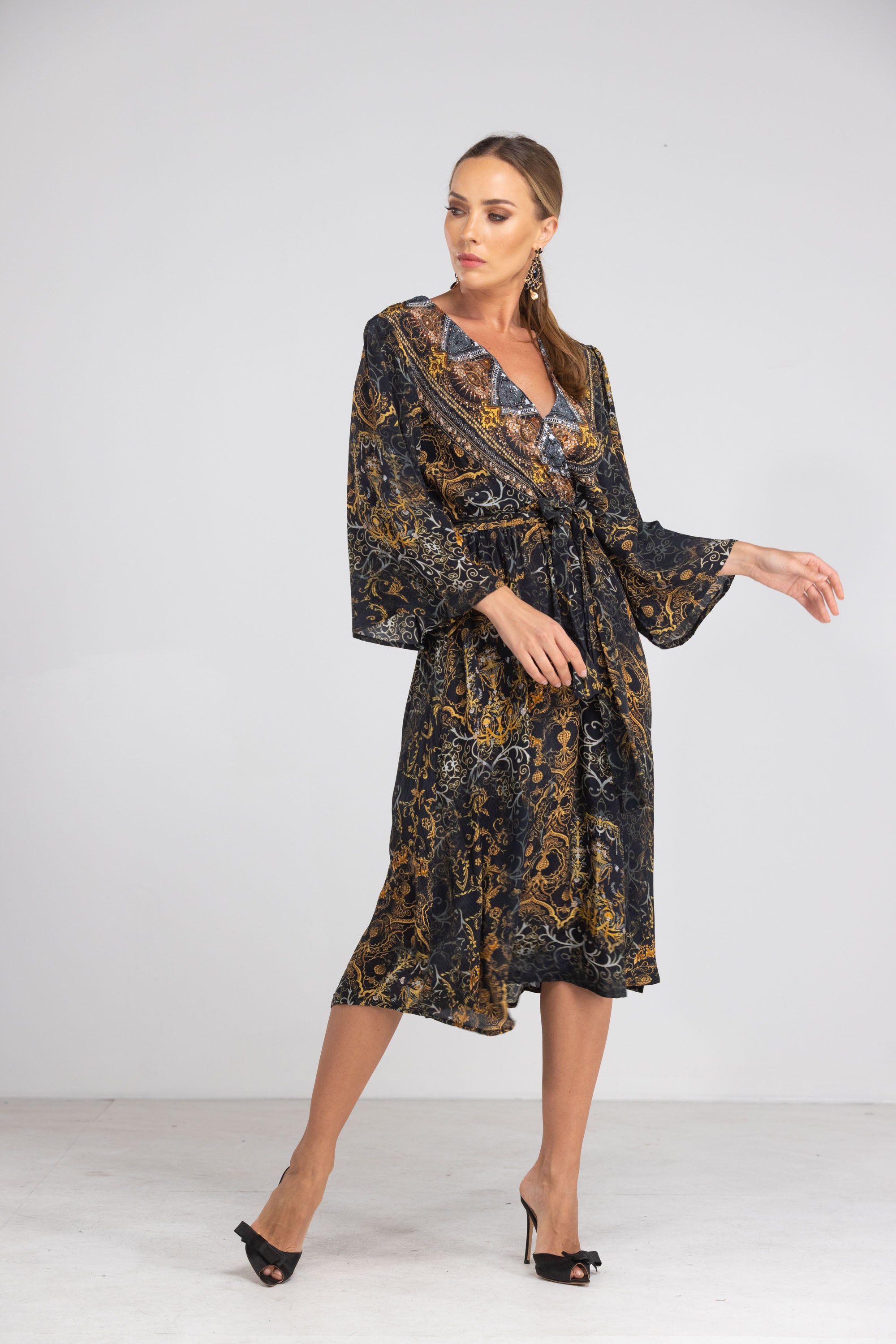 VALLETTA - KIMONO DRESS - TheSwankStore