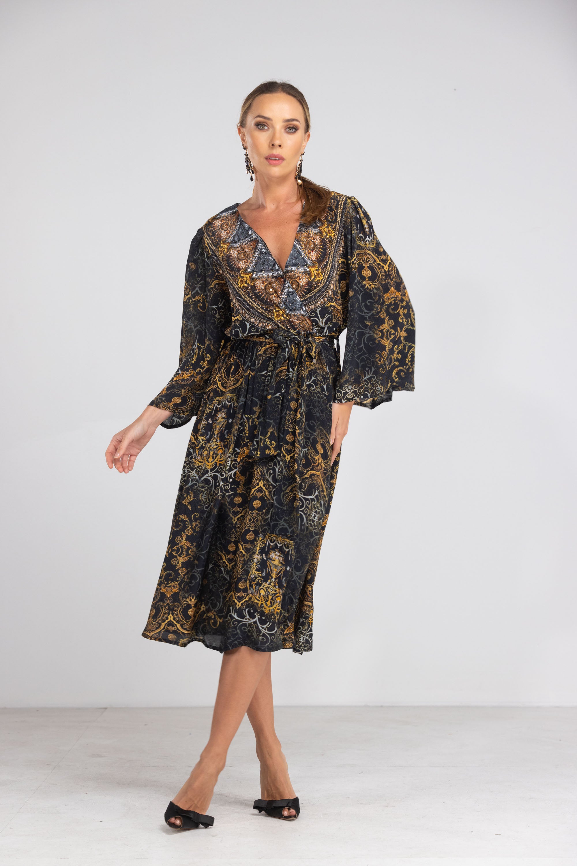 VALLETTA - KIMONO DRESS - TheSwankStore