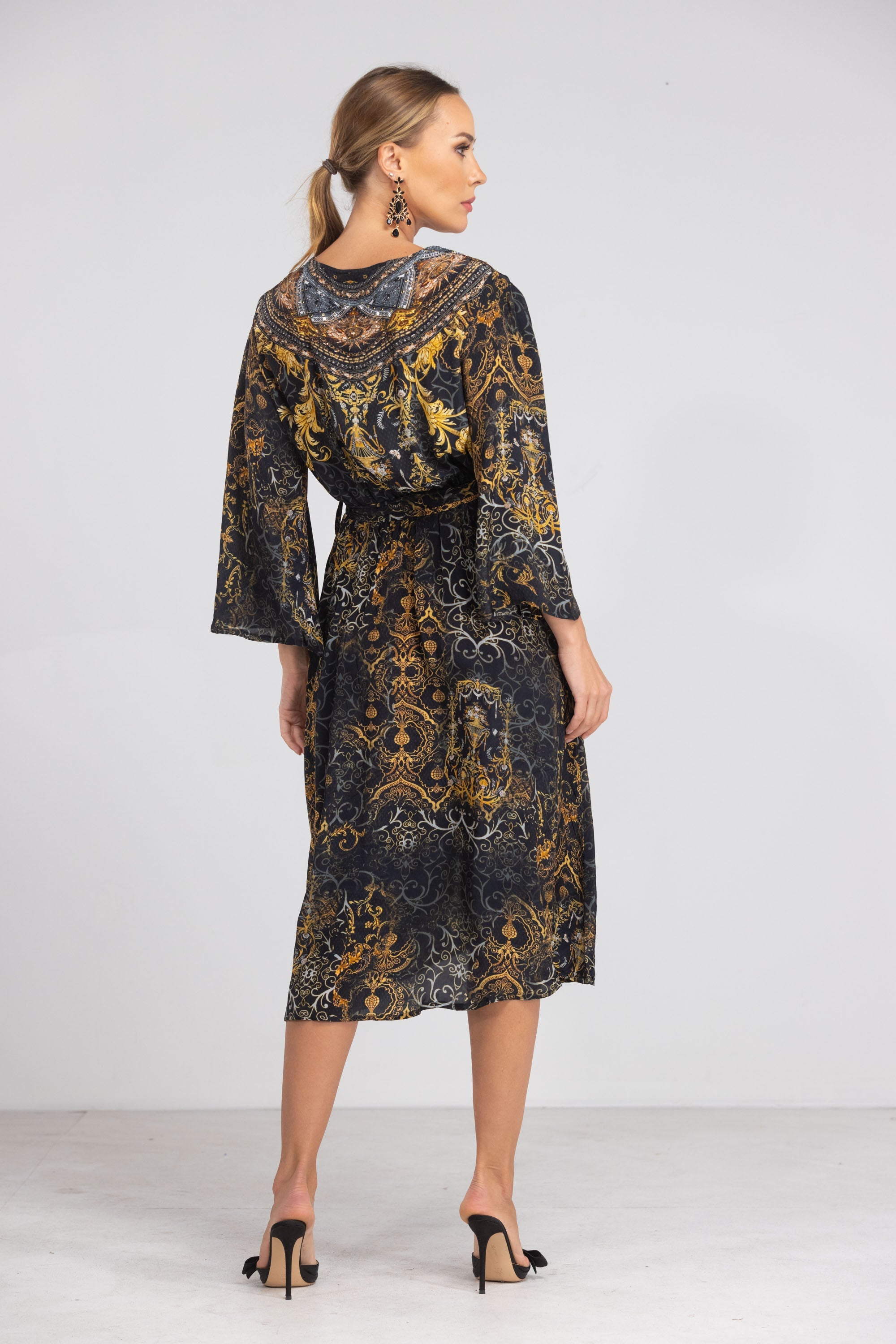 VALLETTA - KIMONO DRESS - TheSwankStore