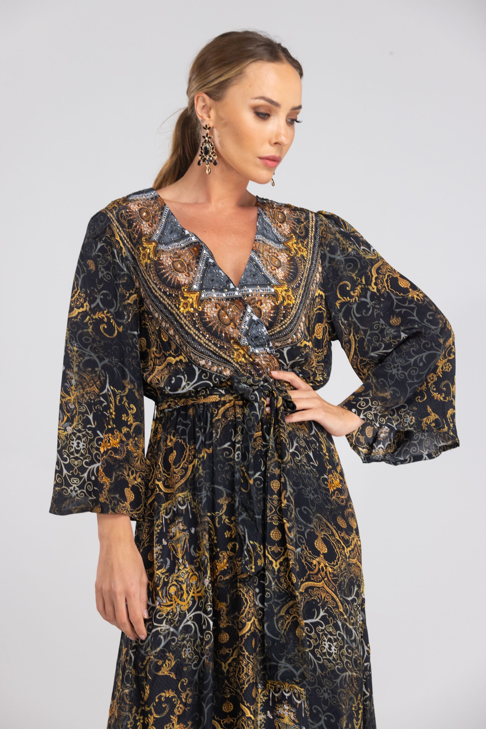VALLETTA - KIMONO DRESS - TheSwankStore