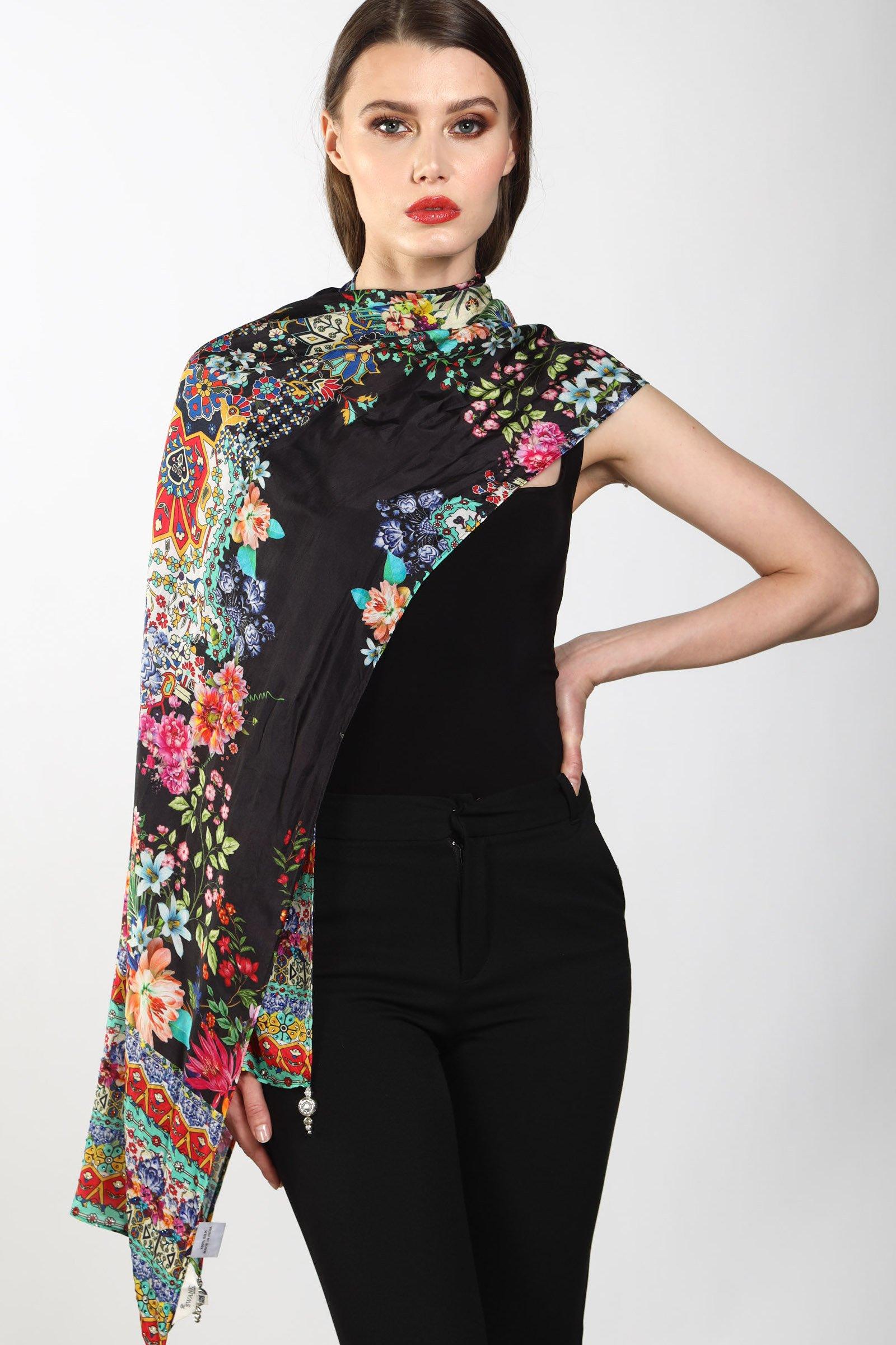 EDEN - SILK SCARF - TheSwankStore