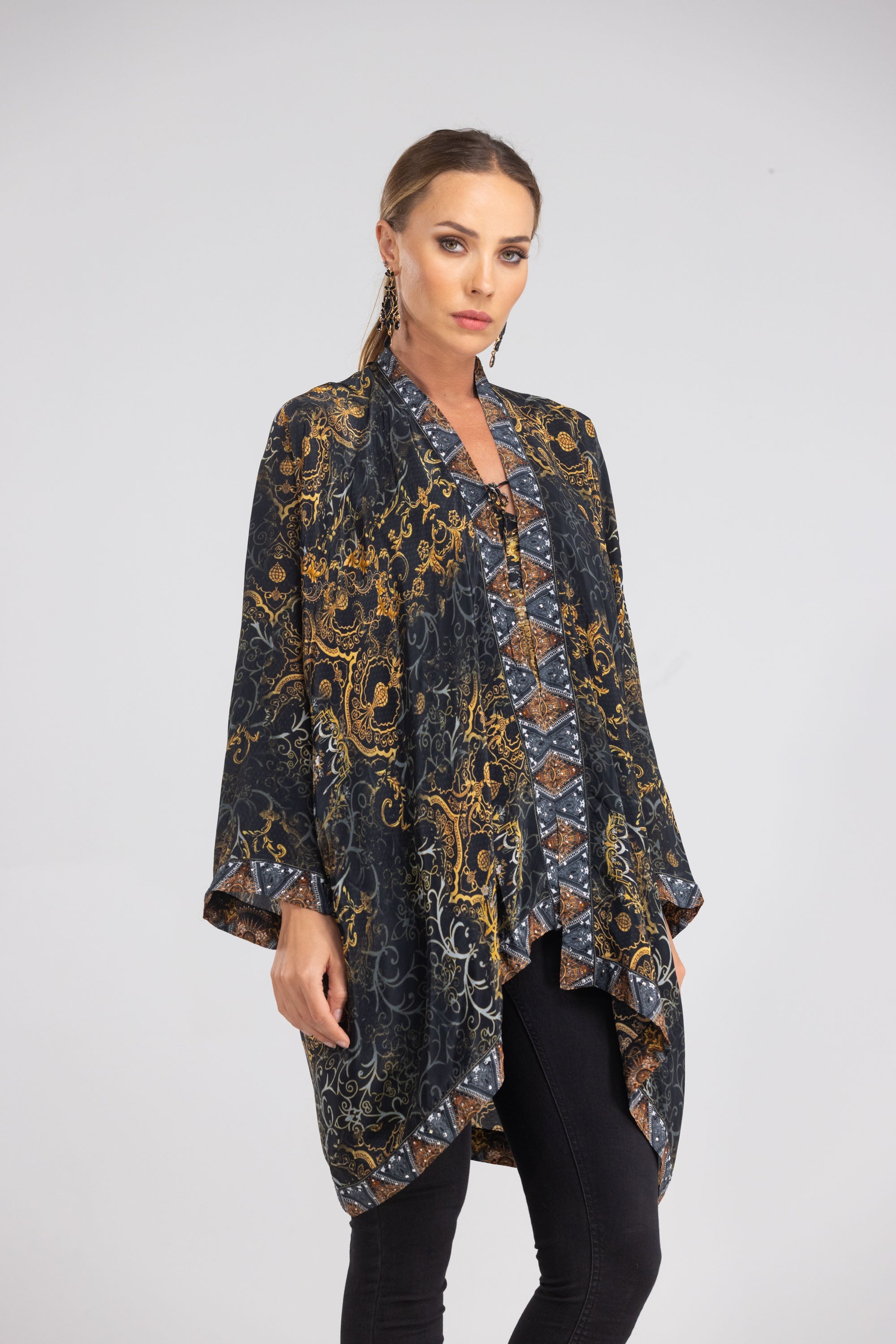 VALLETTA - KIMONO SHRUG (SHORT) - TheSwankStore