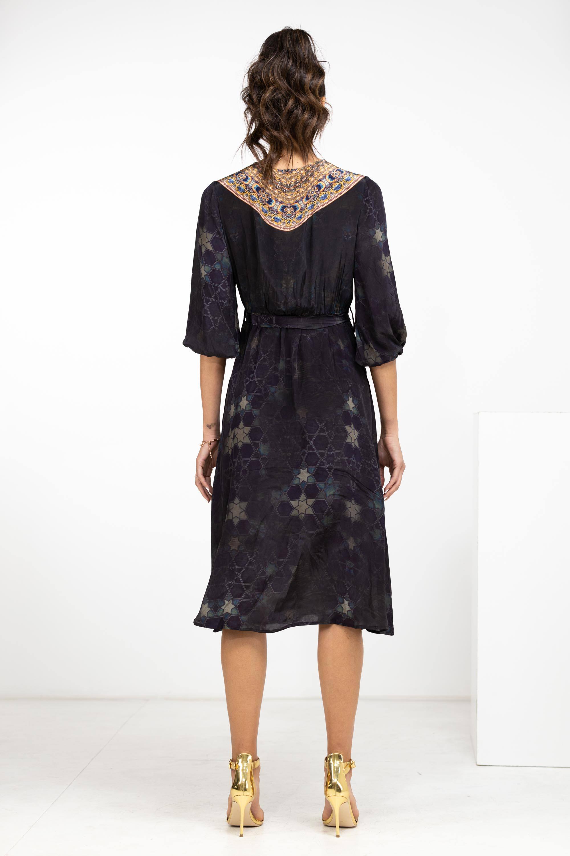 MIDNIGHT IN PARIS -  KIMONO DRESS - TheSwankStore