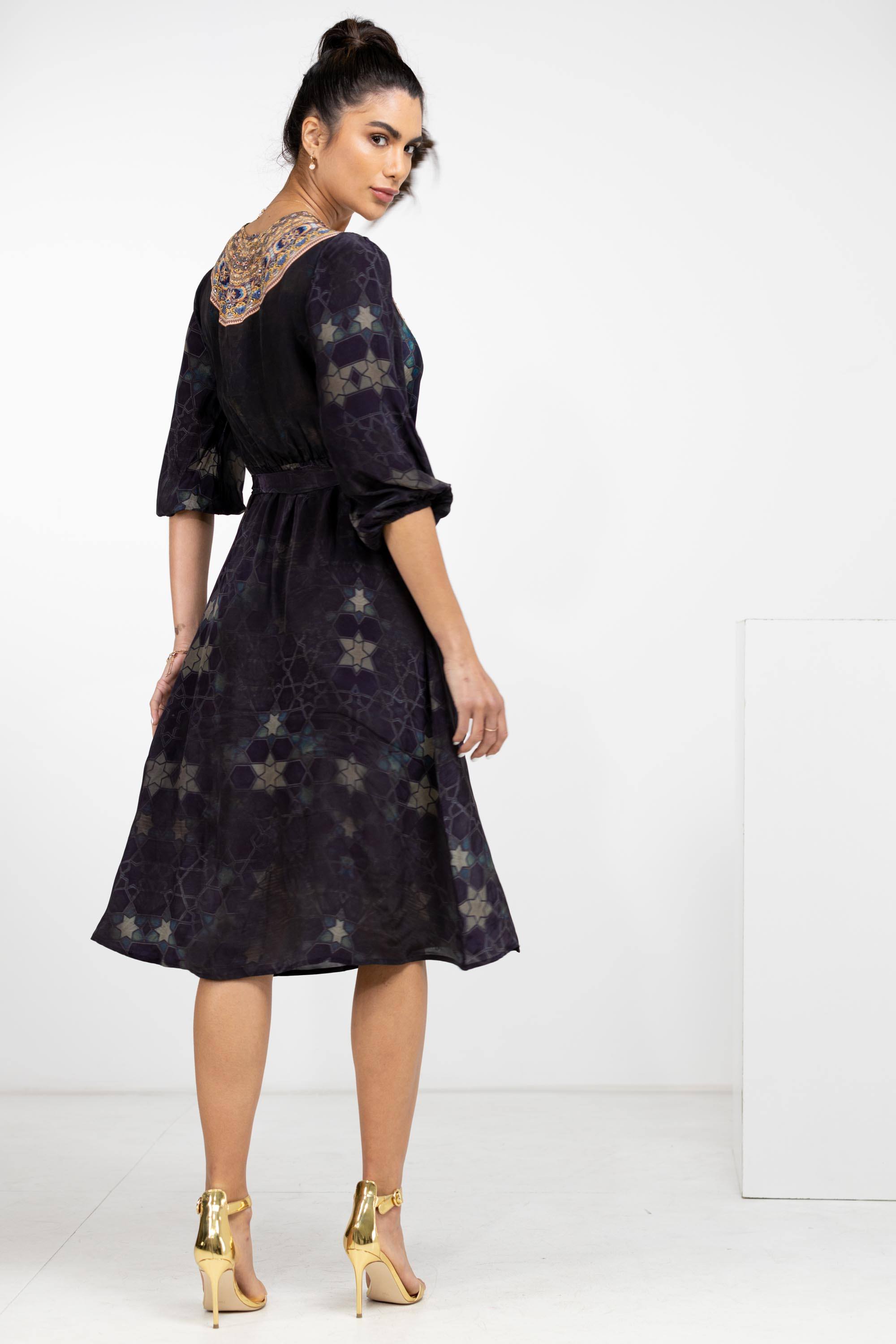 MIDNIGHT IN PARIS -  KIMONO DRESS - TheSwankStore