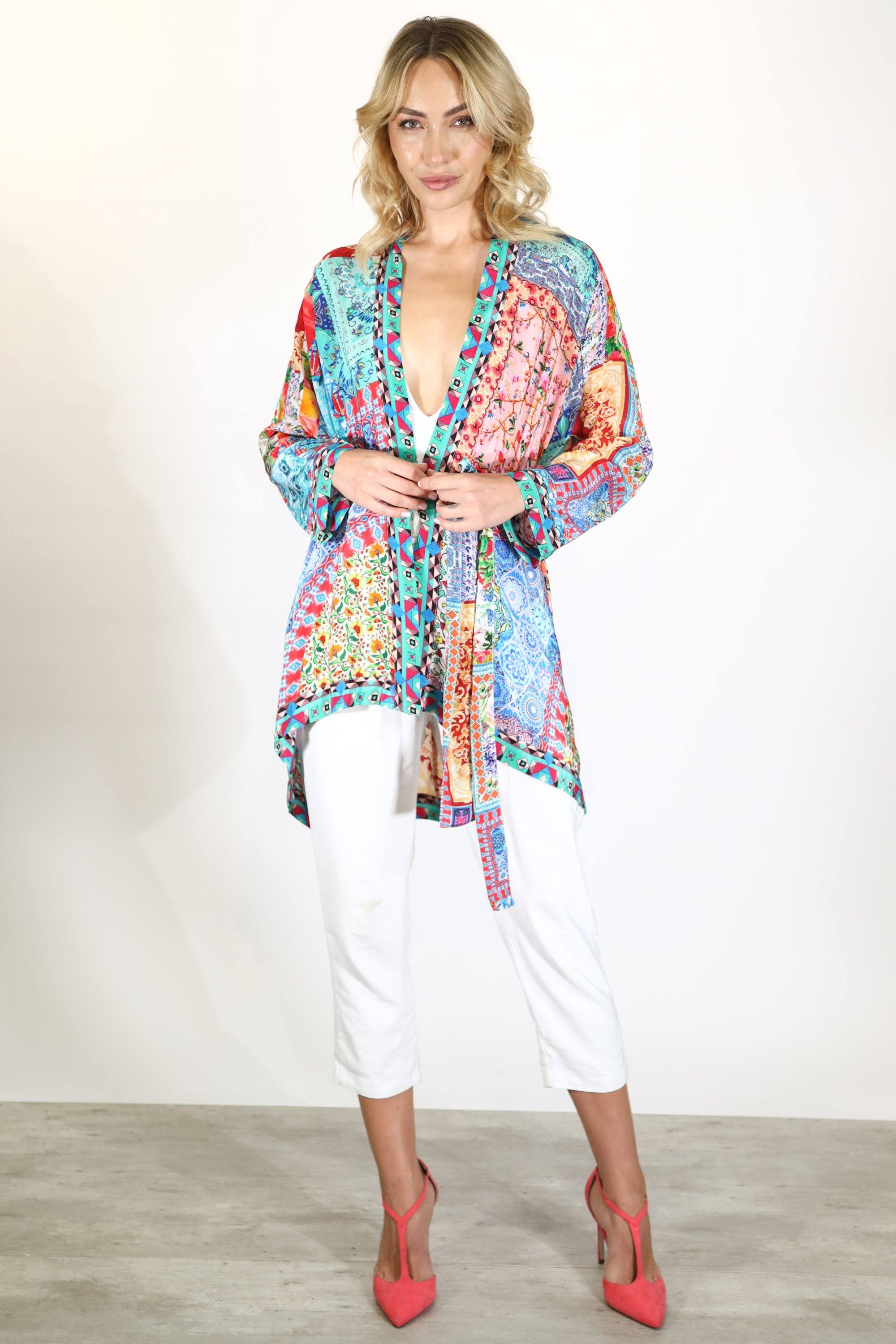 DAMASCUS - KIMONO SHRUG (SHORT) - TheSwankStore
