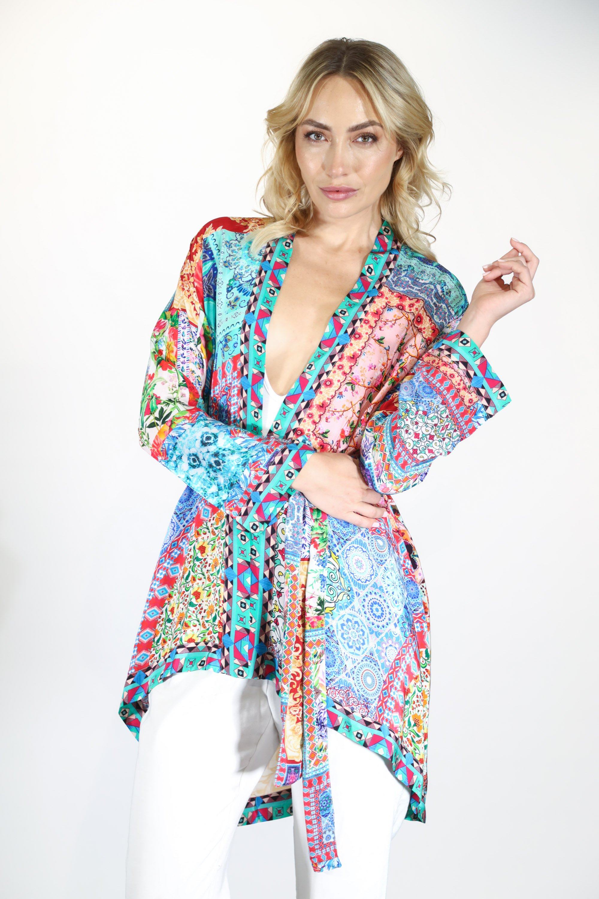 DAMASCUS - KIMONO SHRUG (SHORT) - TheSwankStore