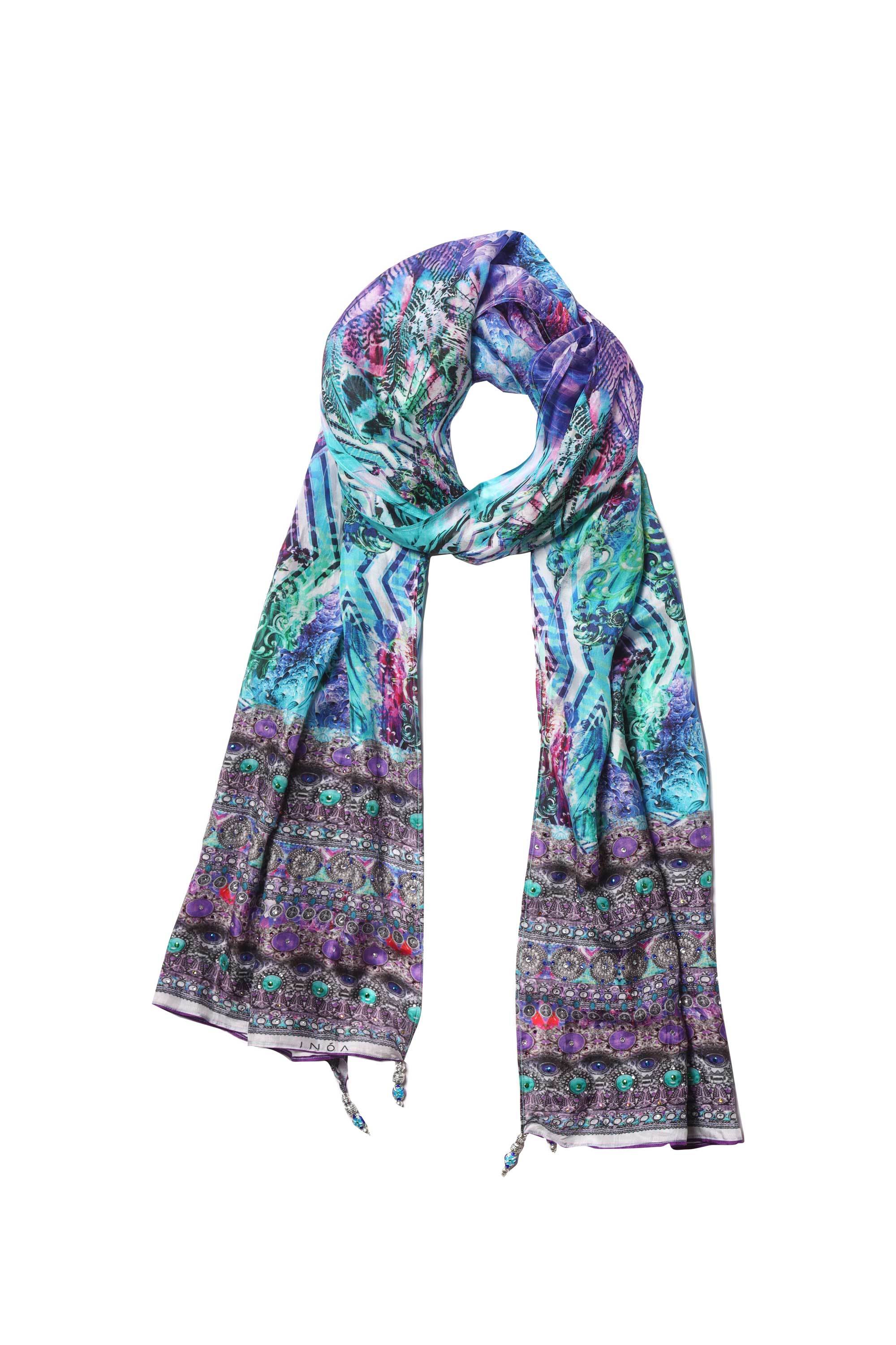 INDIGO SUMMER - SCARF - TheSwankStore