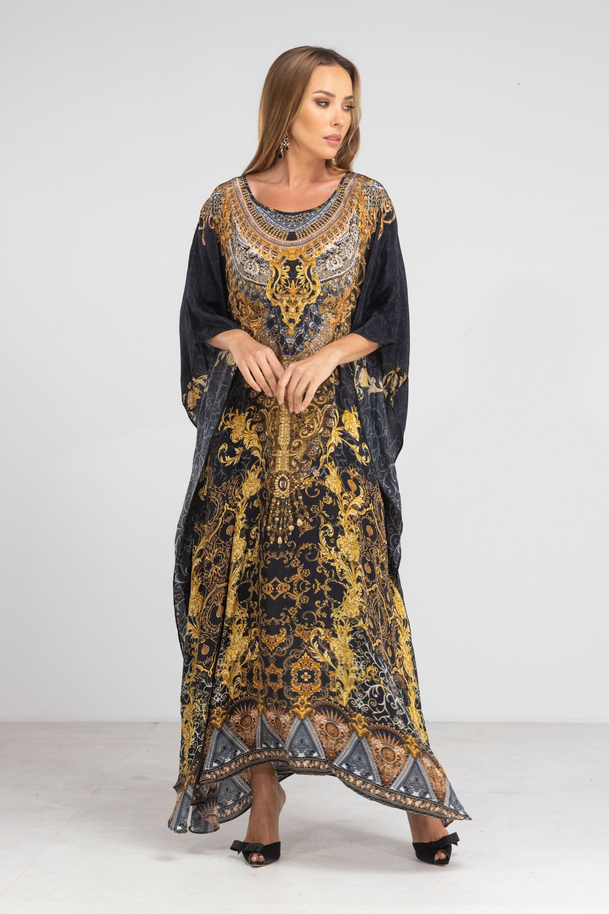 VALLETTA - LONG KAFTAN - TheSwankStore