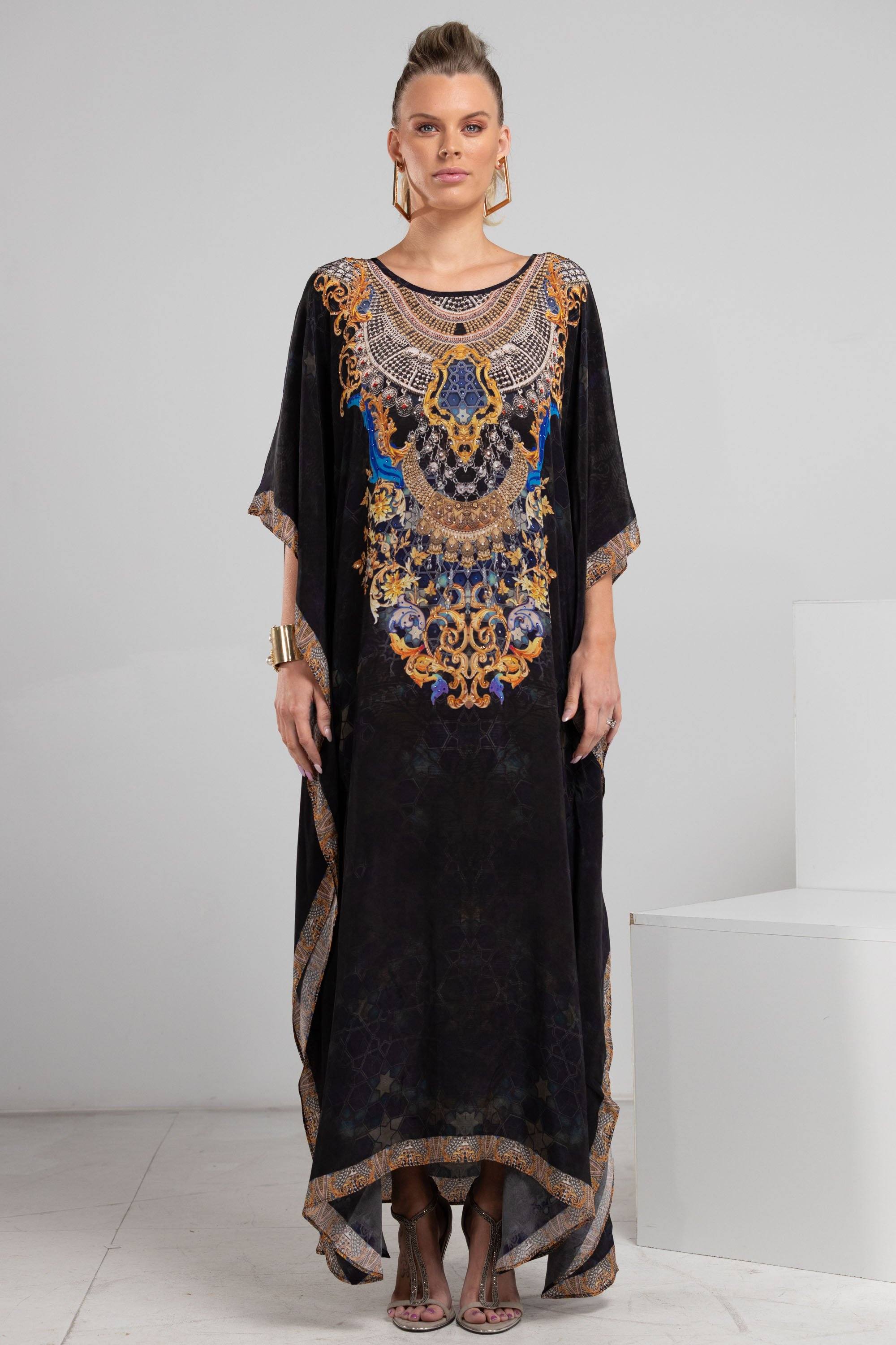 MIDNIGHT IN PARIS - LONG KAFTAN - TheSwankStore