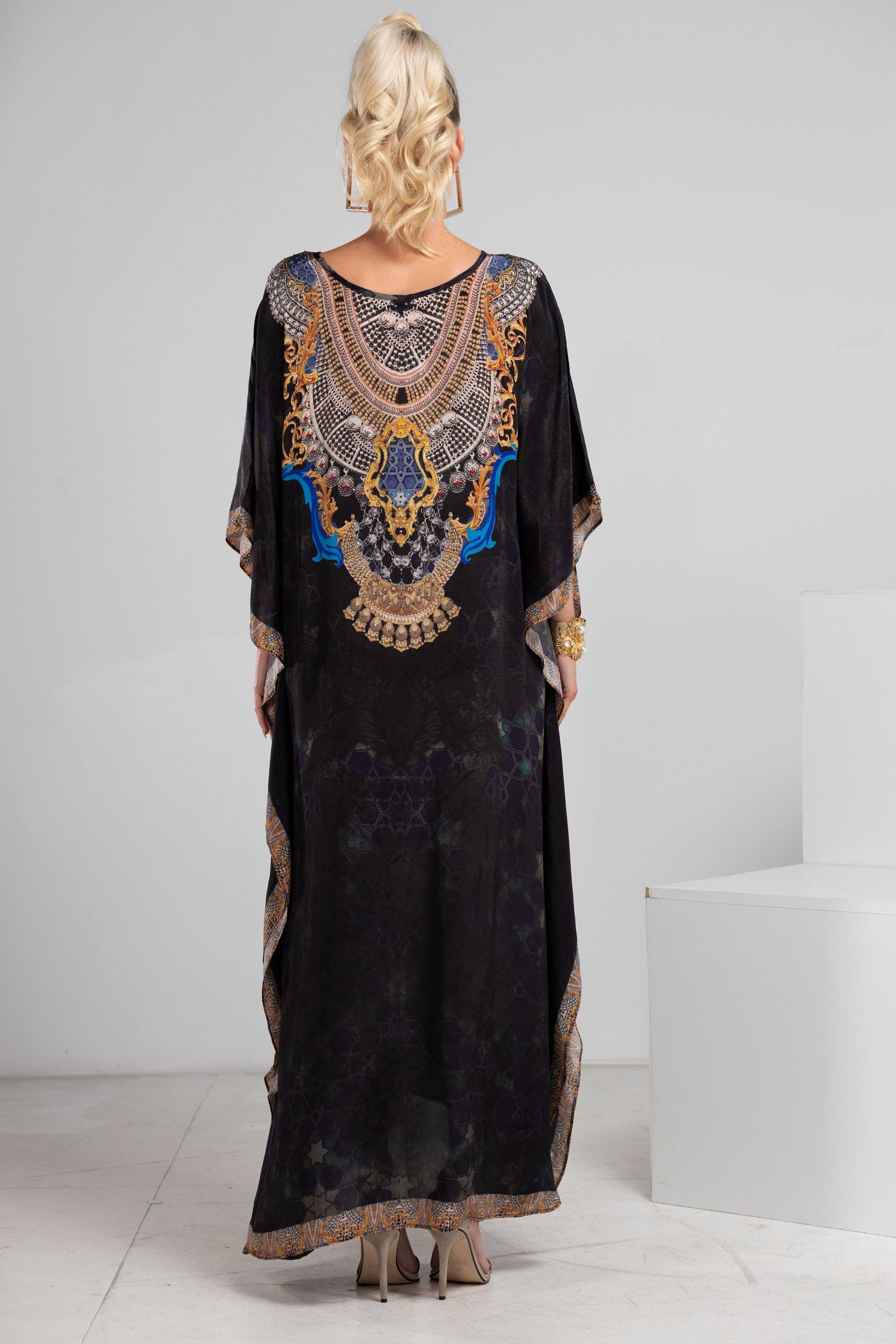 MIDNIGHT IN PARIS - LONG KAFTAN - TheSwankStore