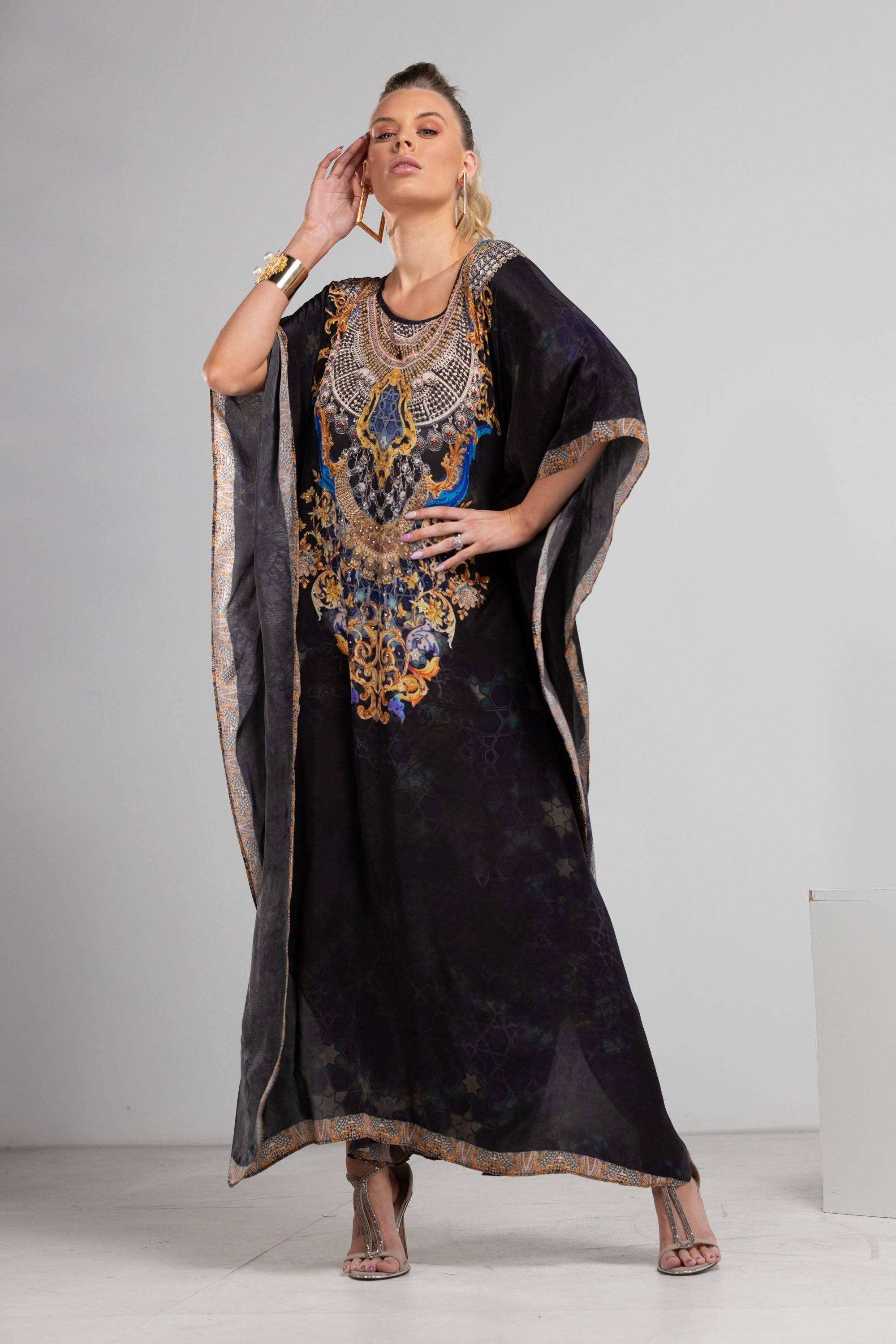 MIDNIGHT IN PARIS - LONG KAFTAN - TheSwankStore