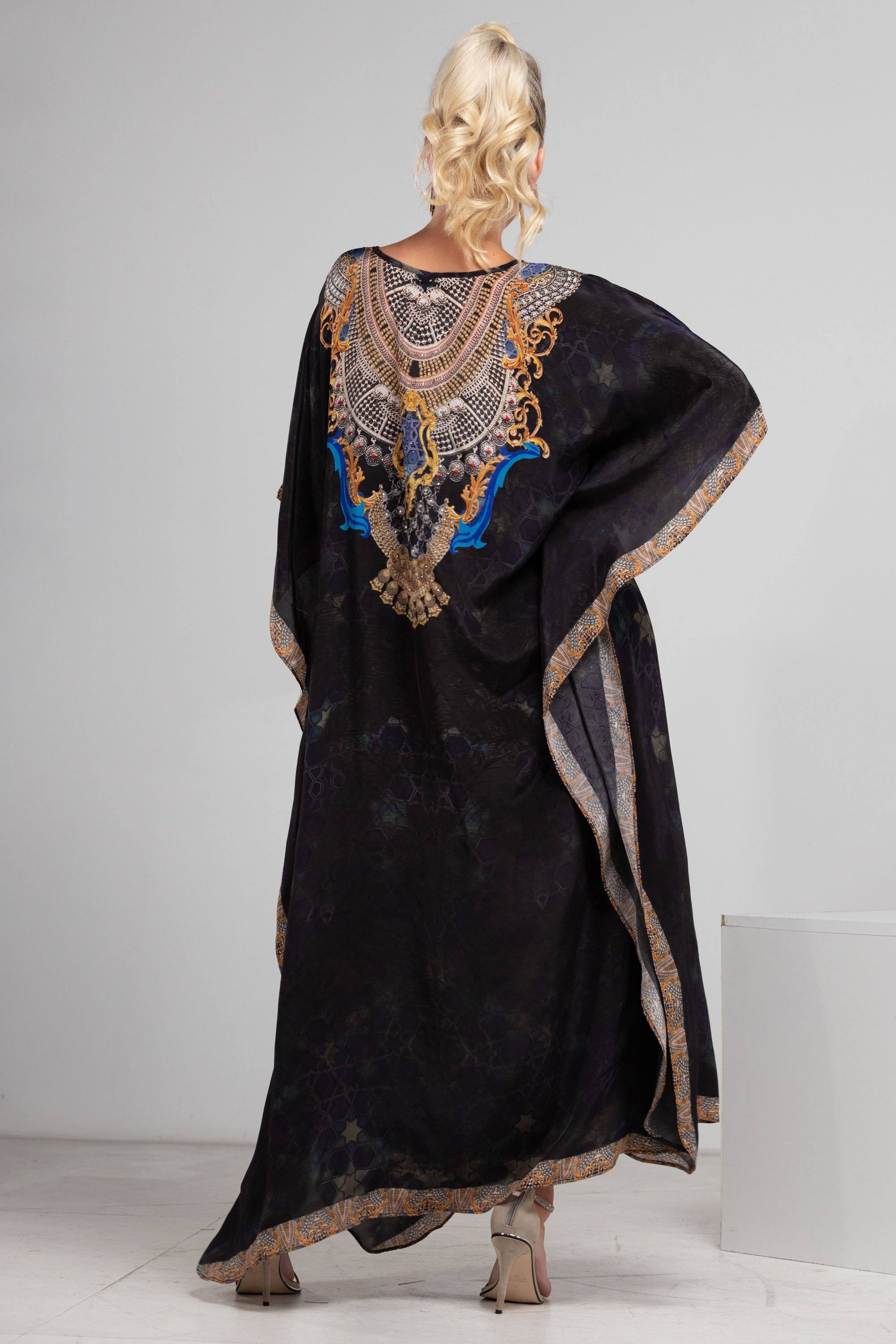 MIDNIGHT IN PARIS - LONG KAFTAN - TheSwankStore