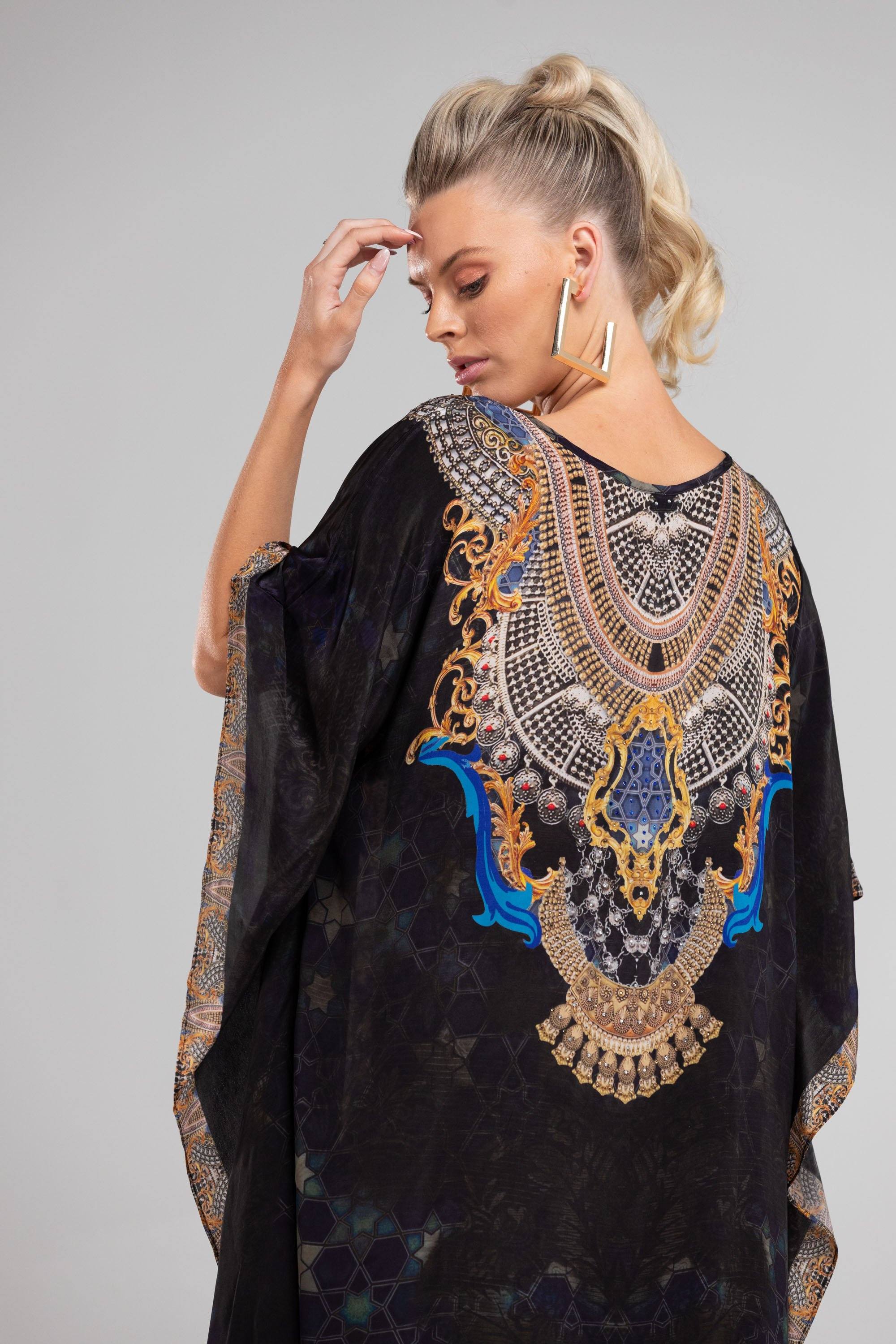 MIDNIGHT IN PARIS - LONG KAFTAN - TheSwankStore