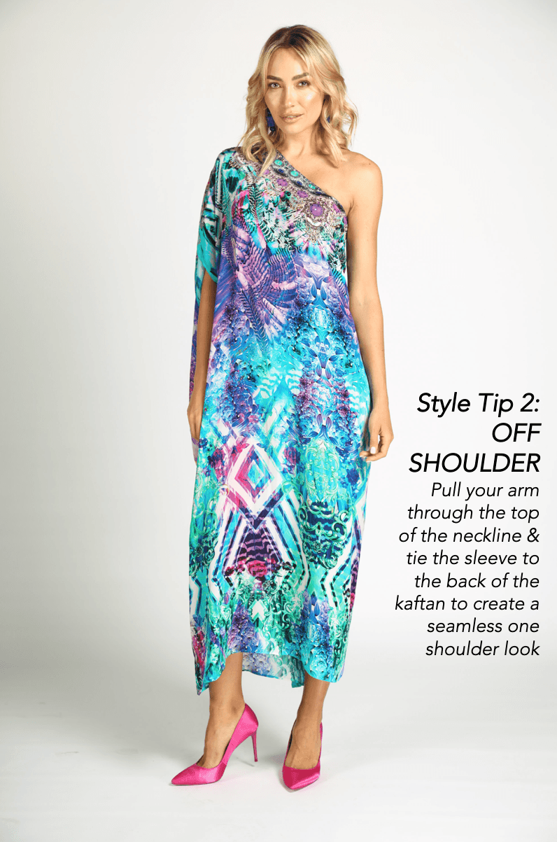 INDIGO SUMMER - Box Kaftan - TheSwankStore
