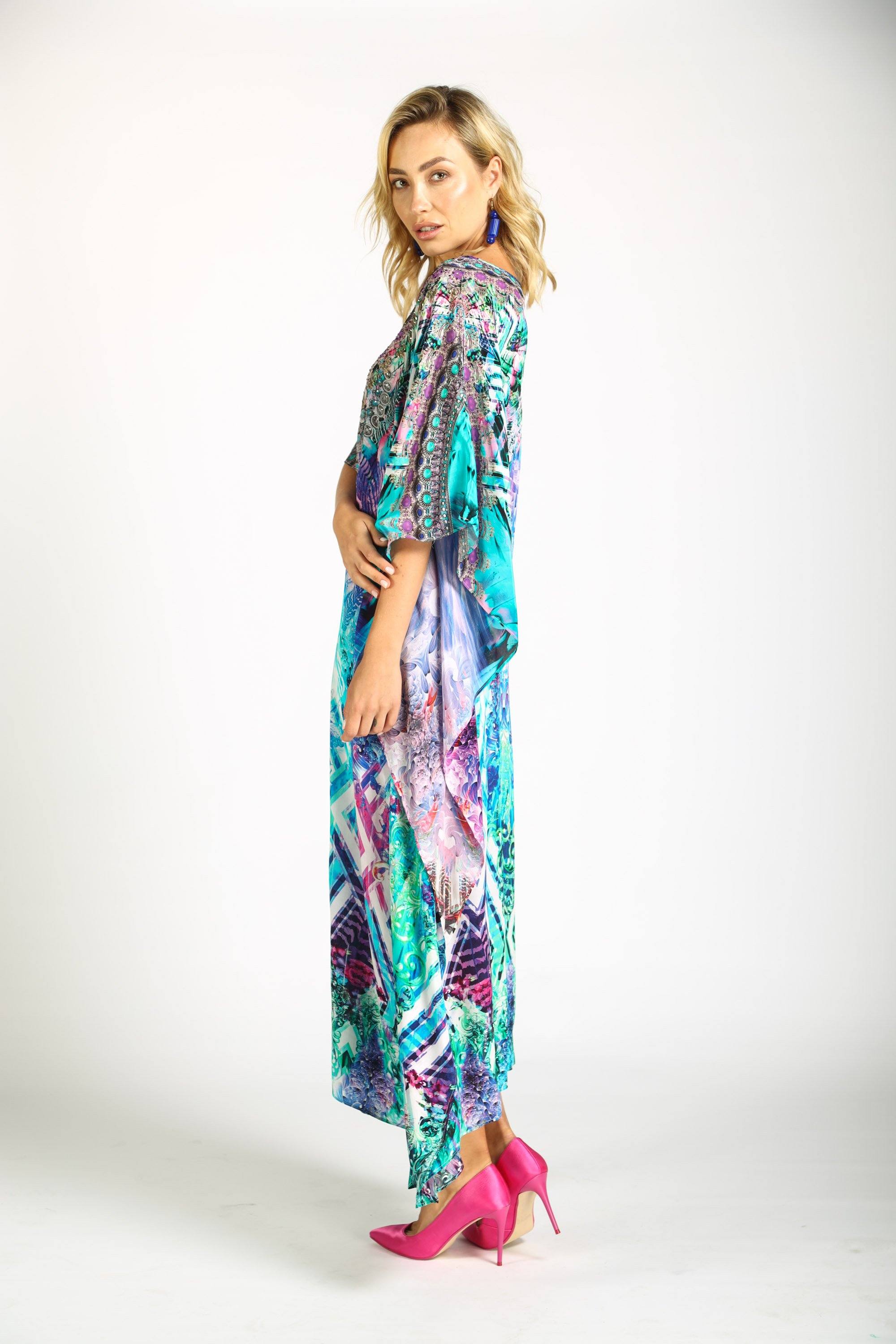 INDIGO SUMMER LONG KAFTAN