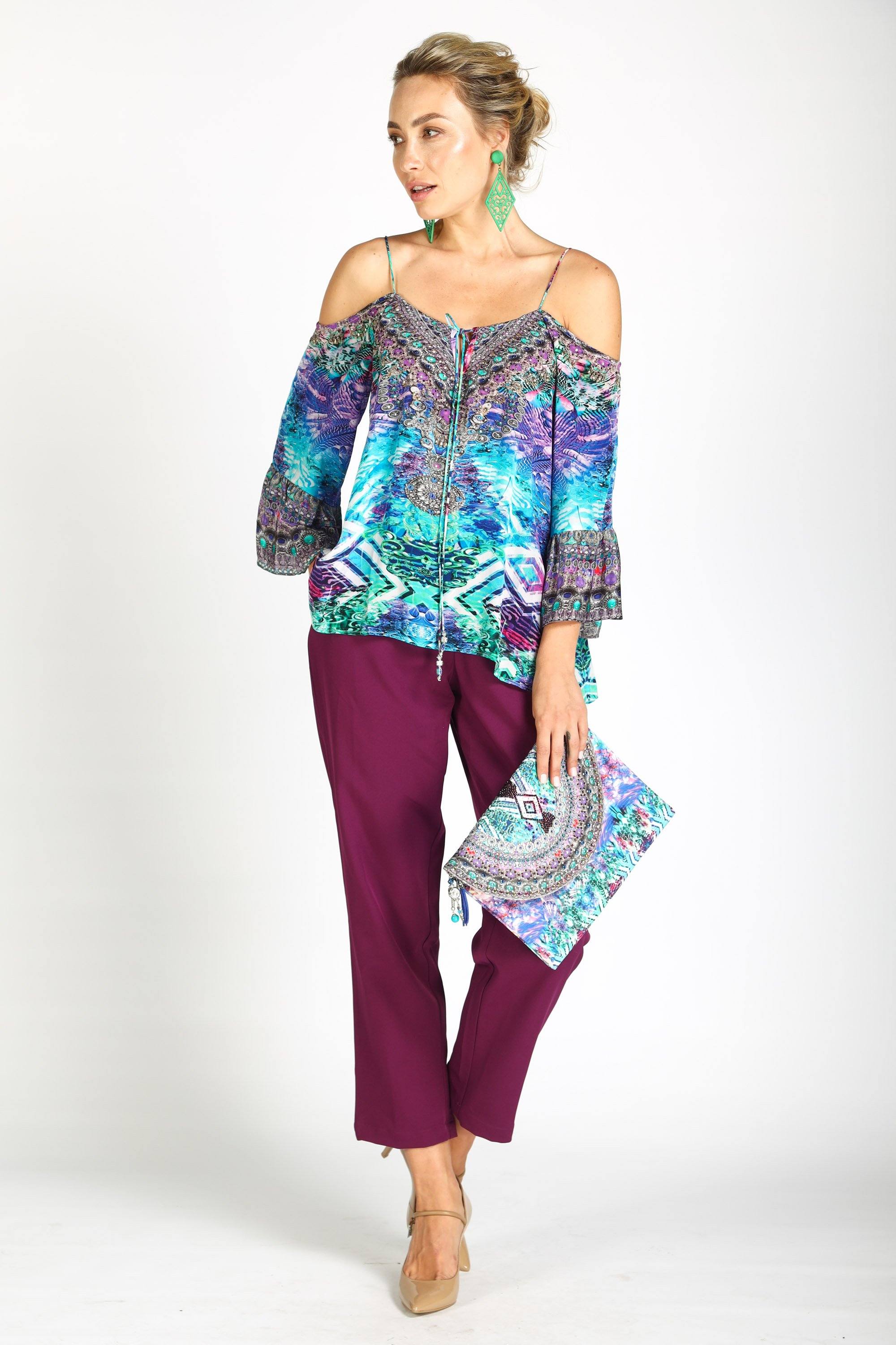 INDIGO SUMMER - CLUTCH BAG - TheSwankStore