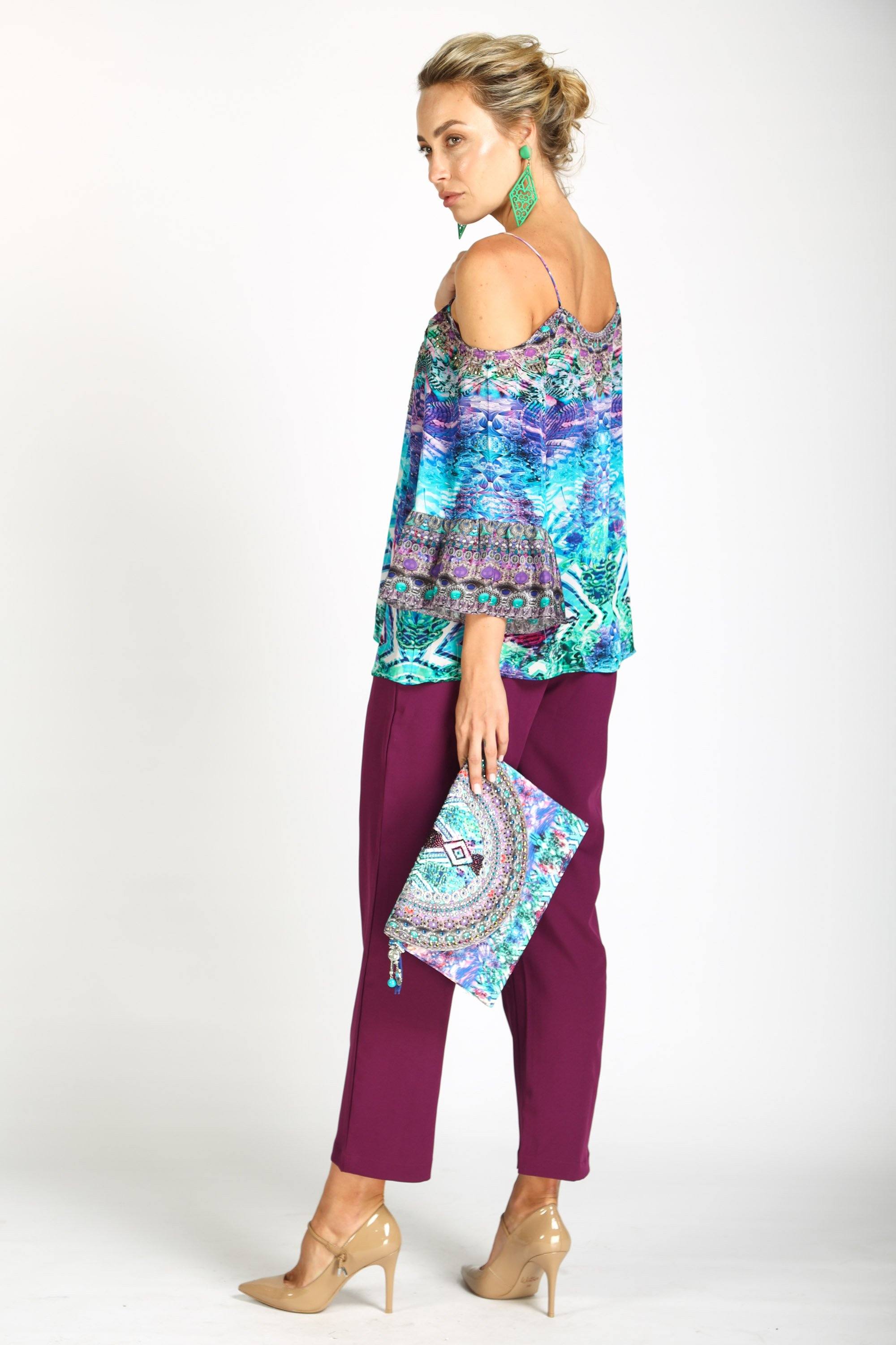 INDIGO SUMMER - CLUTCH BAG - TheSwankStore