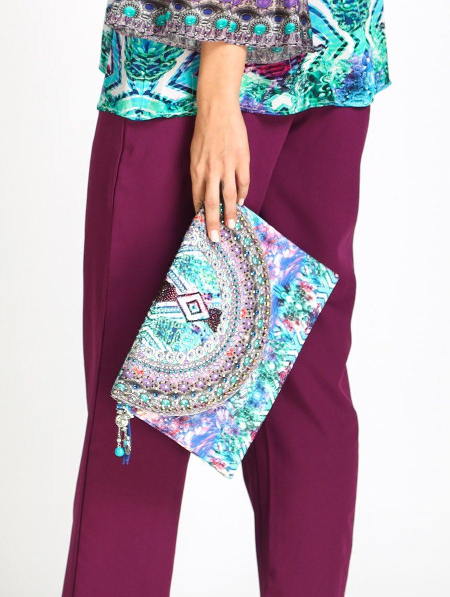 INDIGO SUMMER - CLUTCH BAG - TheSwankStore