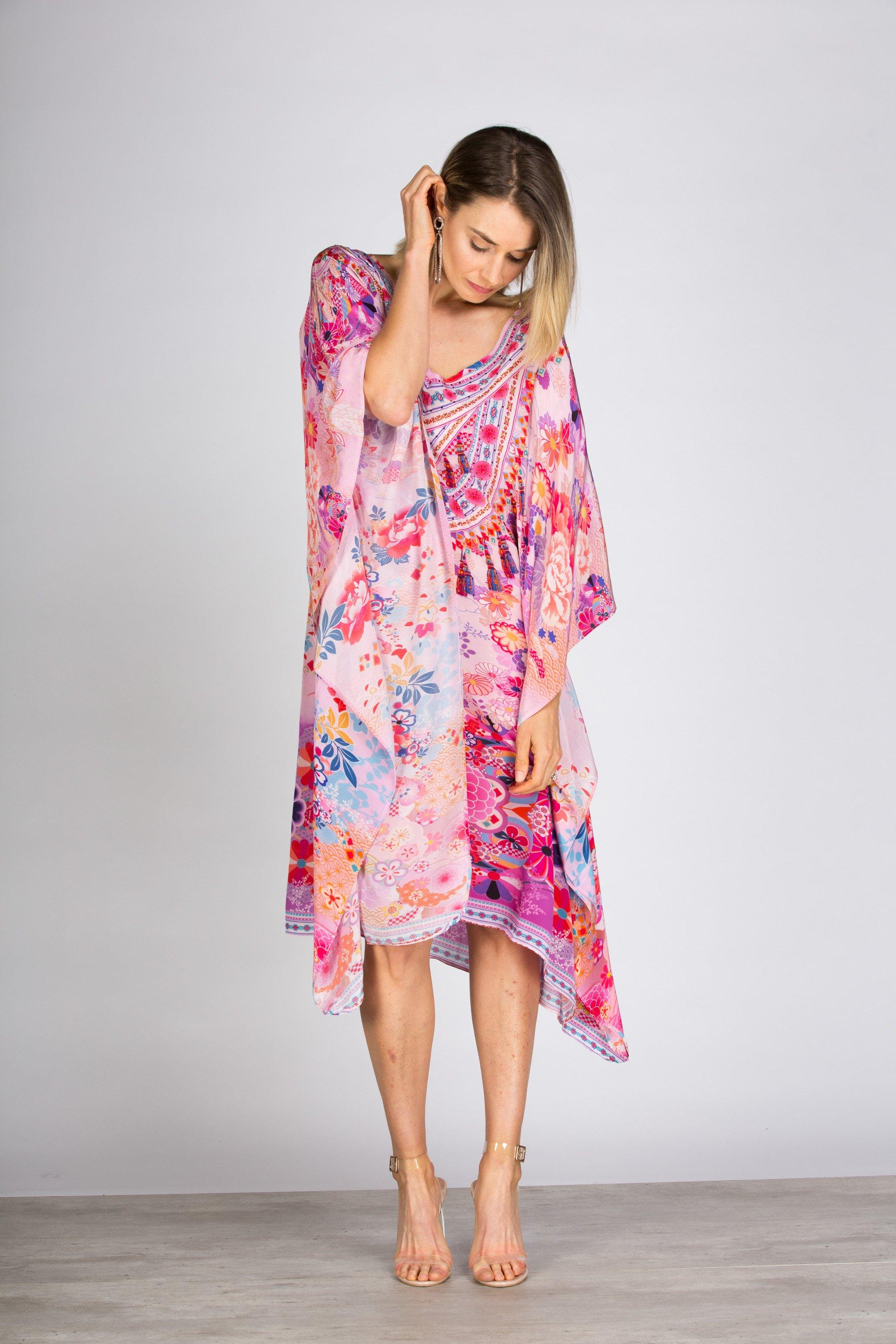 CHERRY BLOSSOM - SHORT KAFTAN - TheSwankStore