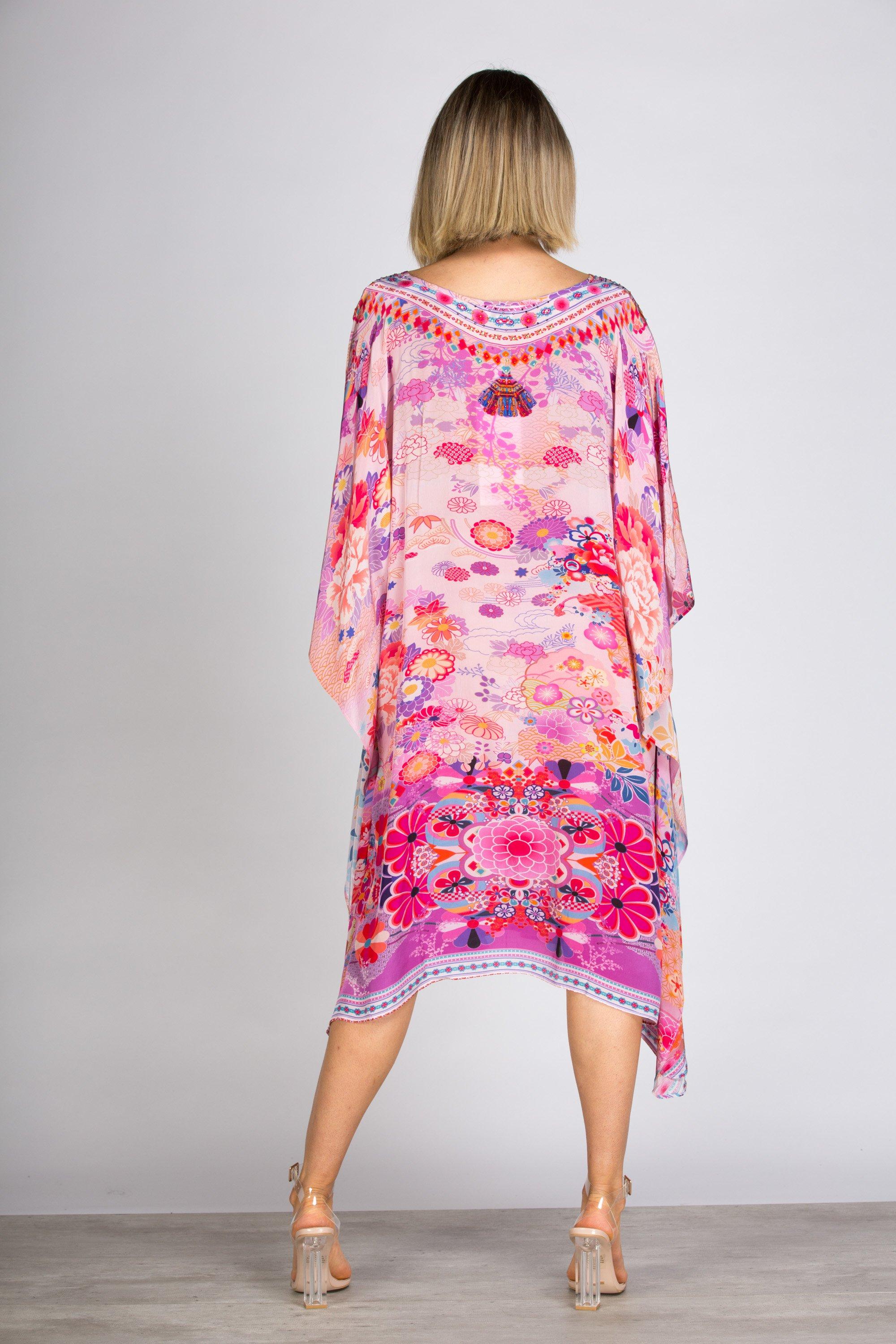 CHERRY BLOSSOM - SHORT KAFTAN - TheSwankStore