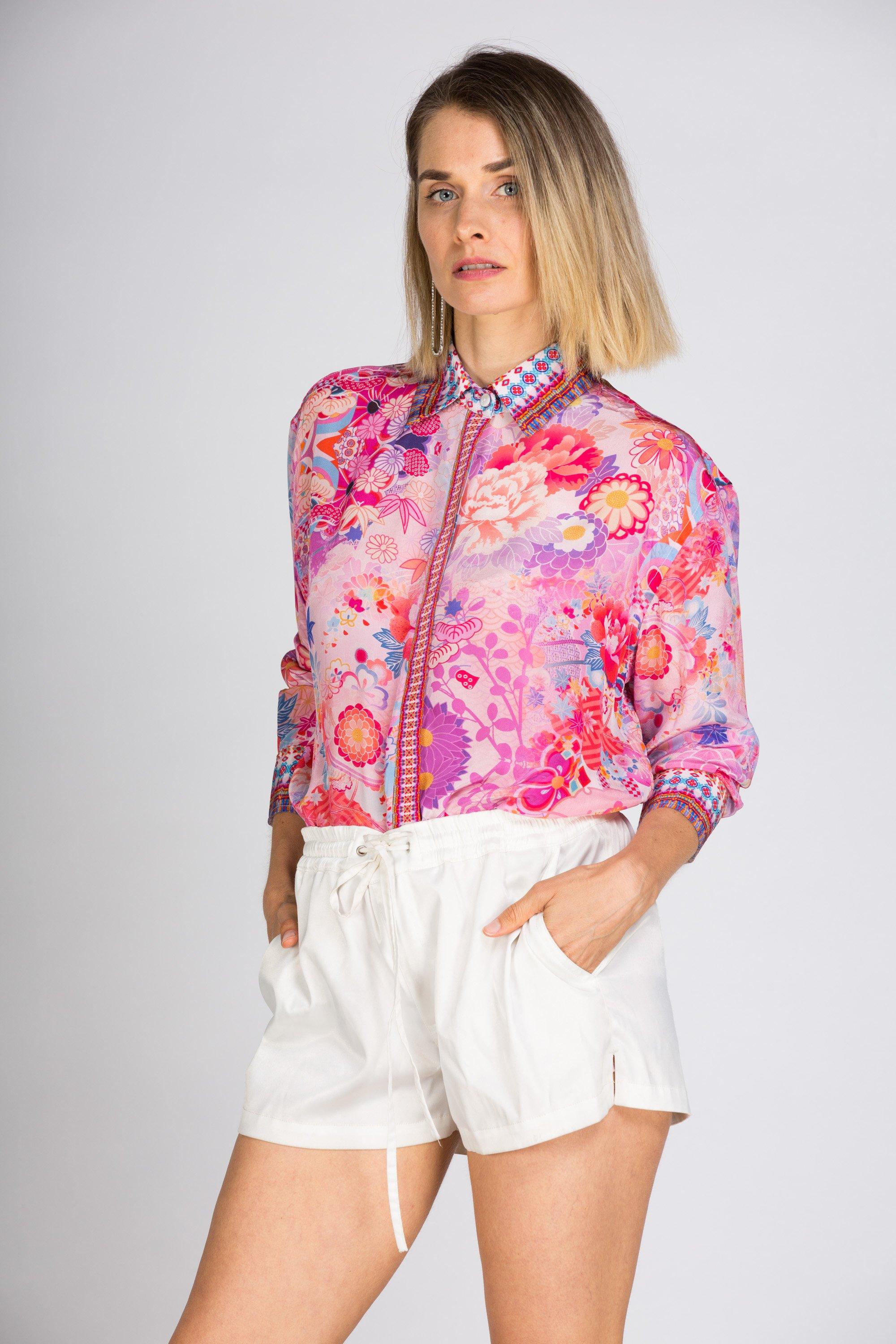 CHERRY BLOSSOM - COLLAR SHIRT - TheSwankStore