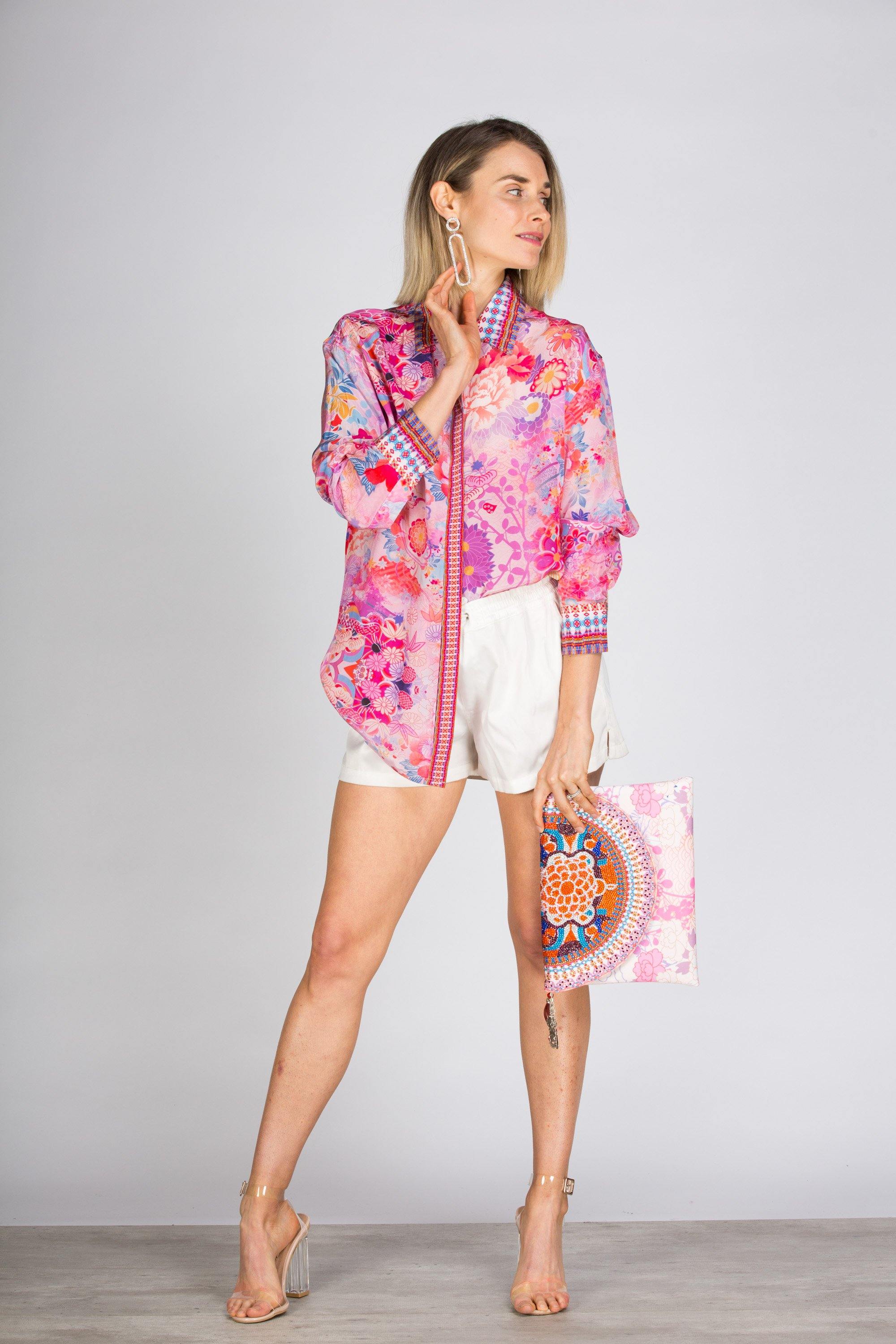 CHERRY BLOSSOM - COLLAR SHIRT - TheSwankStore